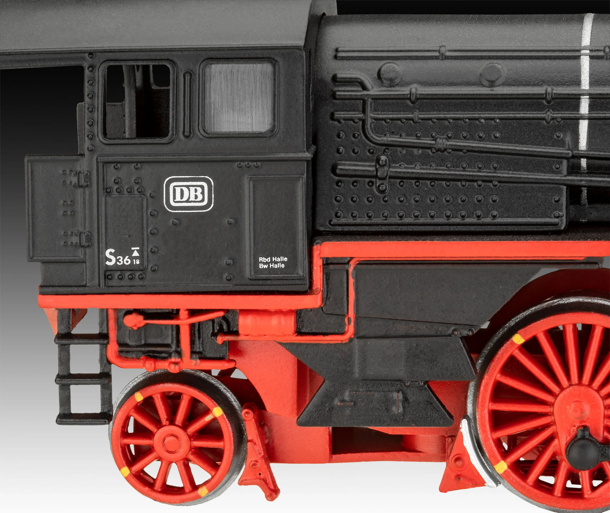 02168 Express Locomotive S 3/6 BR18(5) with Tender 2‘2’T Model Kit - Image 6