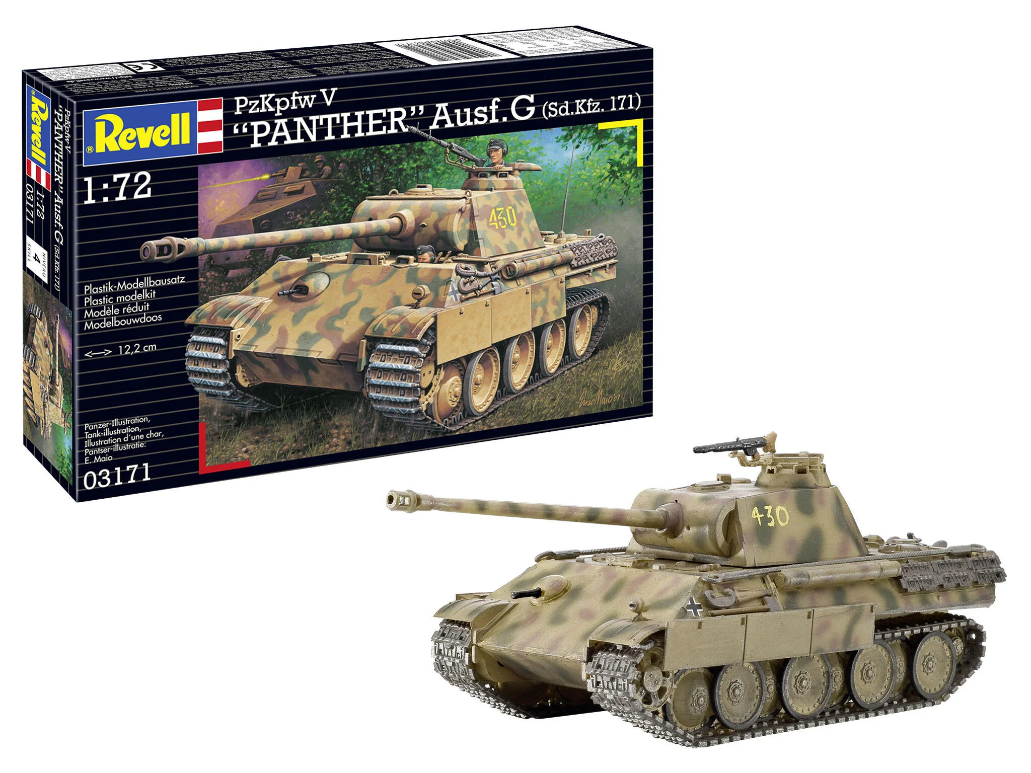 03171 PzKpfw V Panther Ausf.G (Sd.Kfz. 171) Model Kit