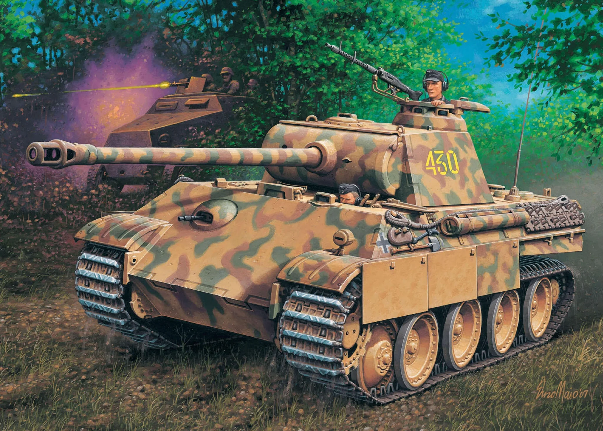 03171 PzKpfw V Panther Ausf.G (Sd.Kfz. 171) Model Kit - Image 3