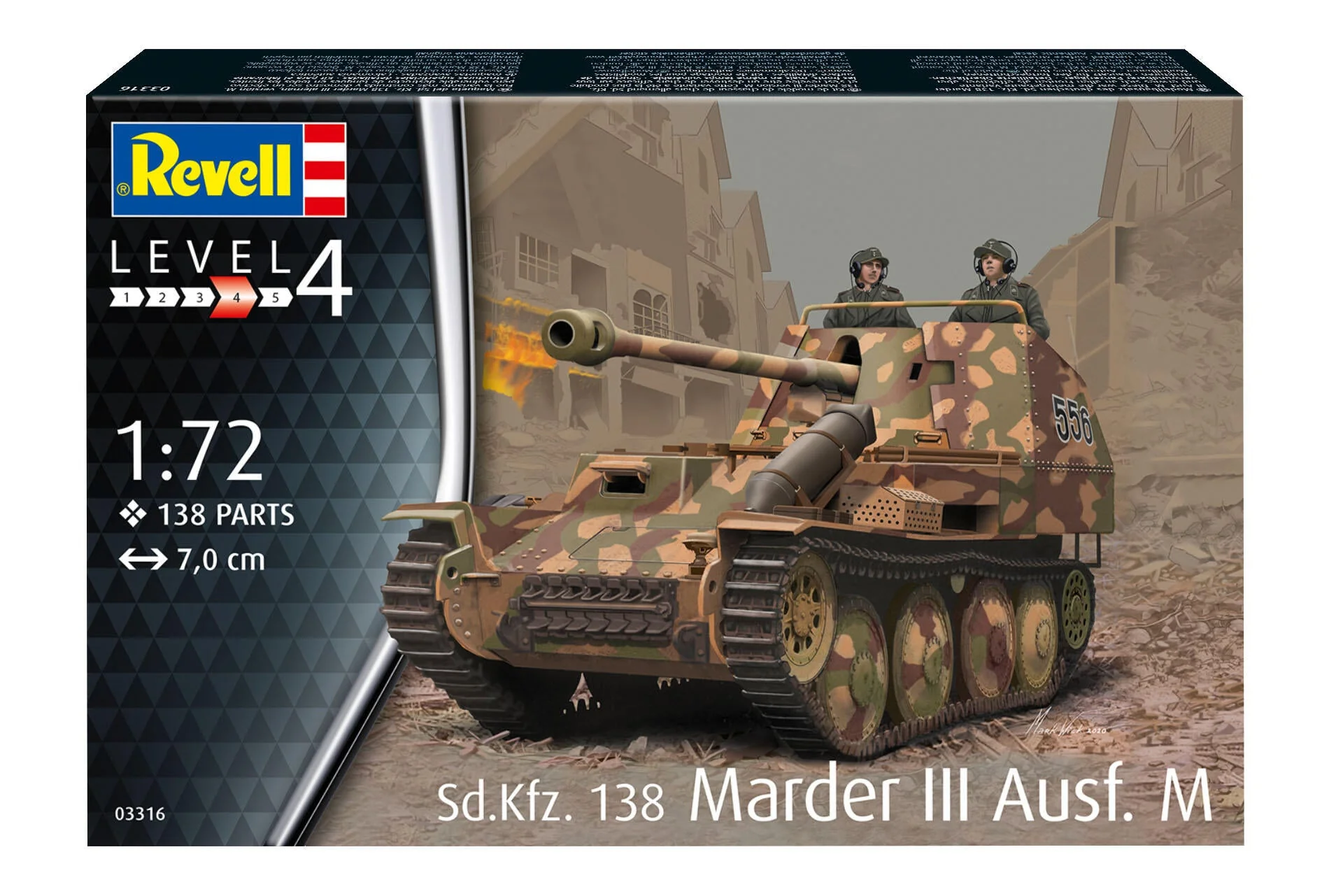 03316 Sd.Kfz. 138 "Marder III" Ausf. M Model Kit - Image 7