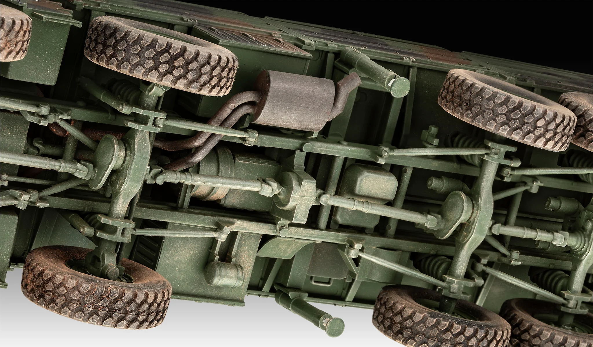 03367 MAN 10t milgl truck 8x8 Model Kit - Image 5