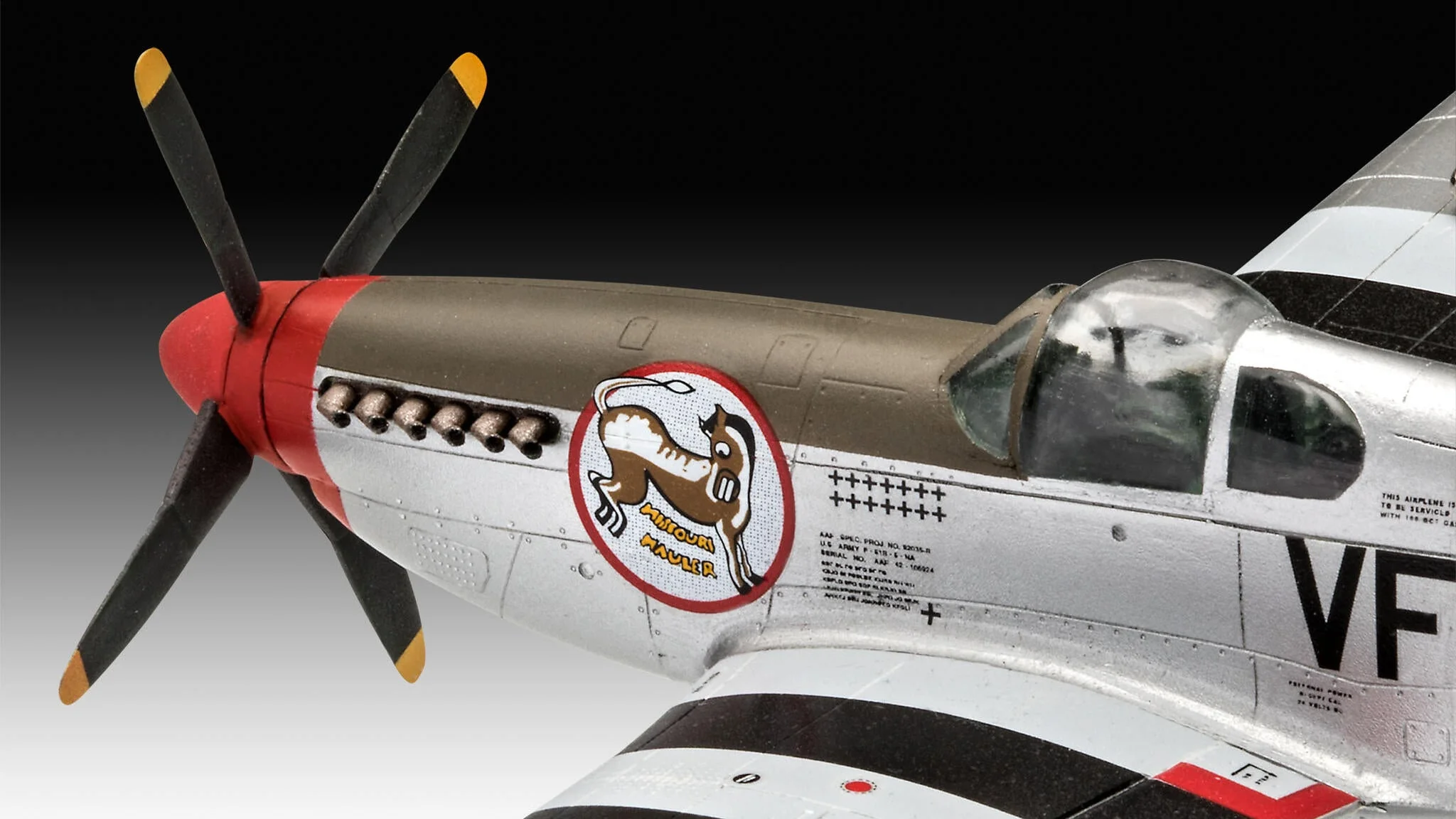 03711 Combat Set Messerschmitt Me262 & P-51B Mustang Model Kit - Image 5