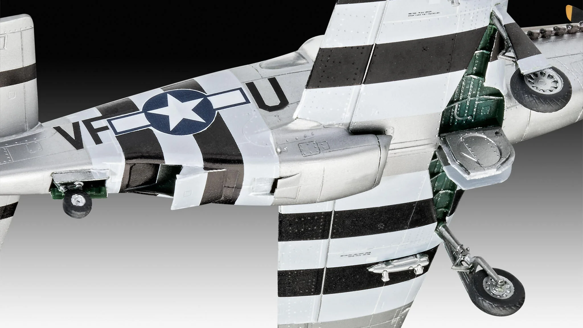 03711 Combat Set Messerschmitt Me262 & P-51B Mustang Model Kit - Image 6