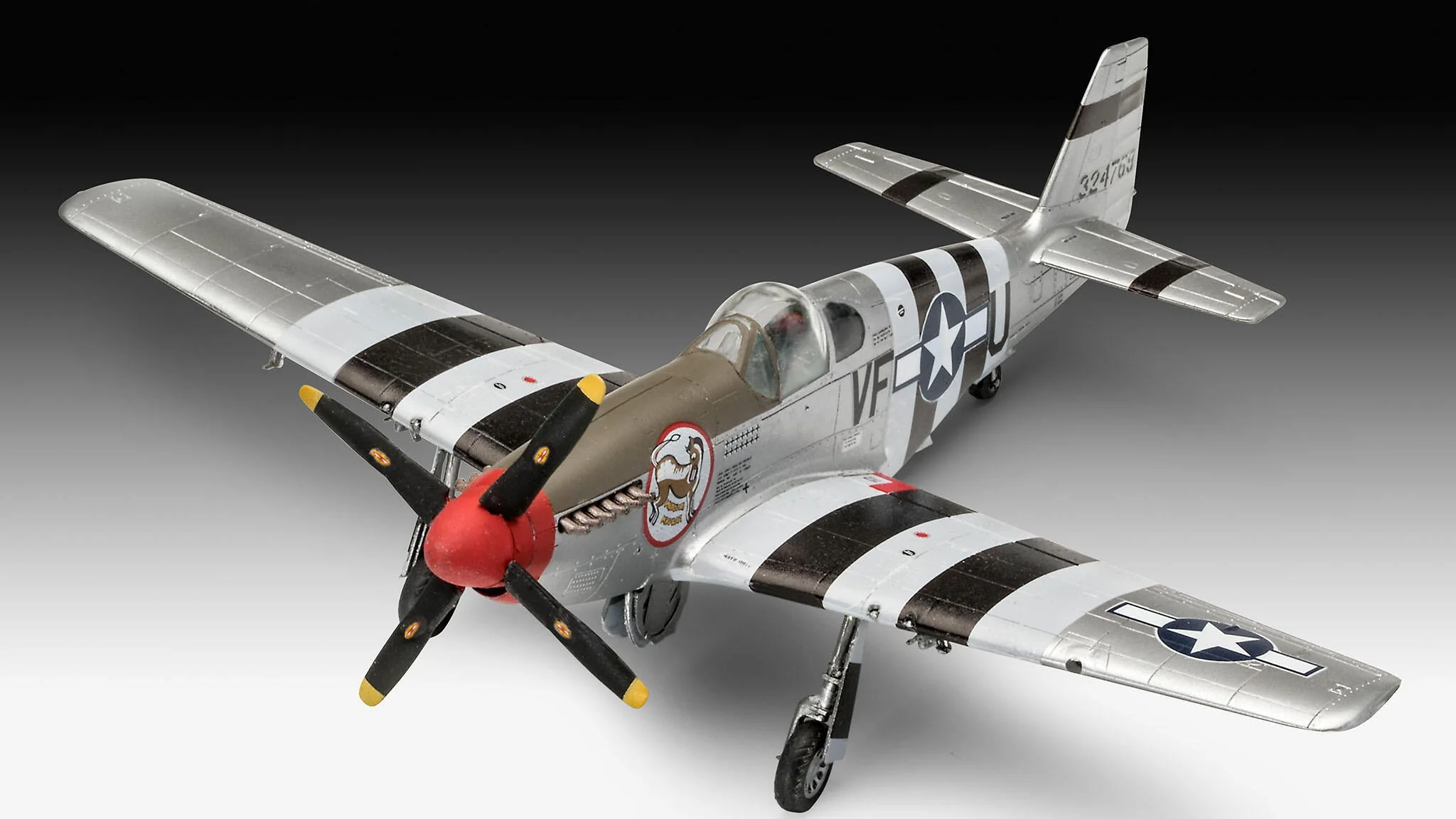 03711 Combat Set Messerschmitt Me262 & P-51B Mustang Model Kit - Image 7