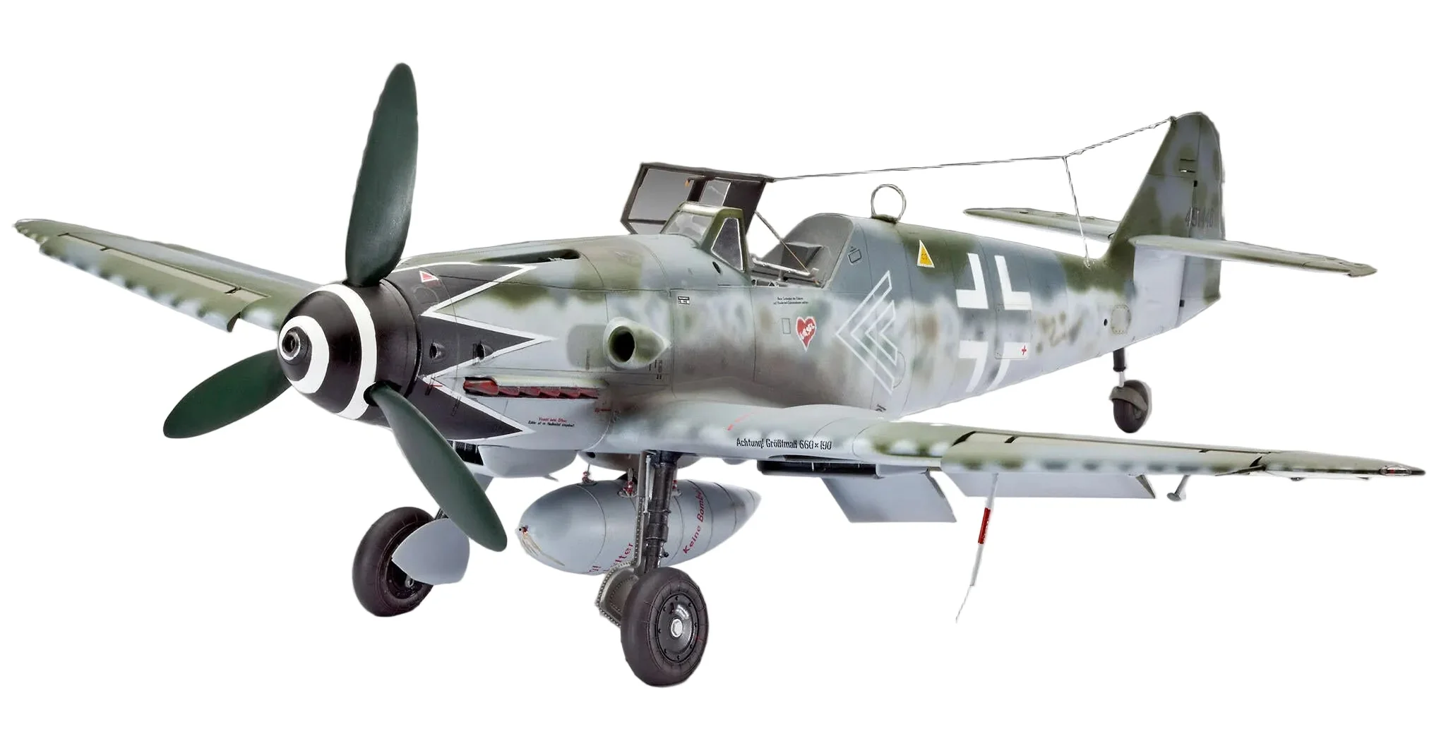 03752 Messerschmitt Bf109G-10 Erla Model Kit - Image 2