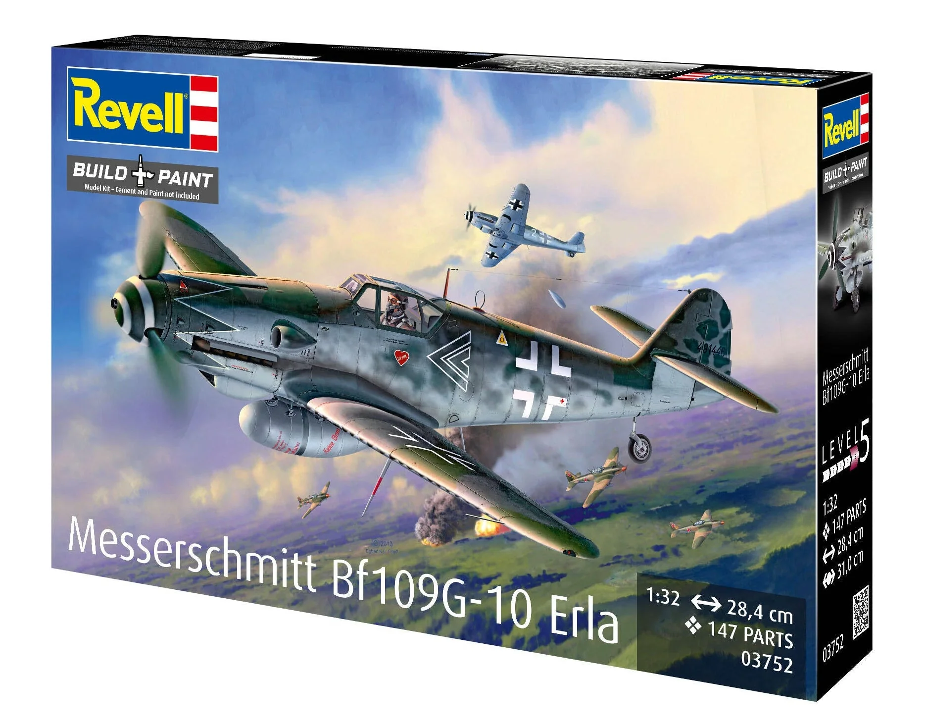 03752 Messerschmitt Bf109G-10 Erla Model Kit - Image 8