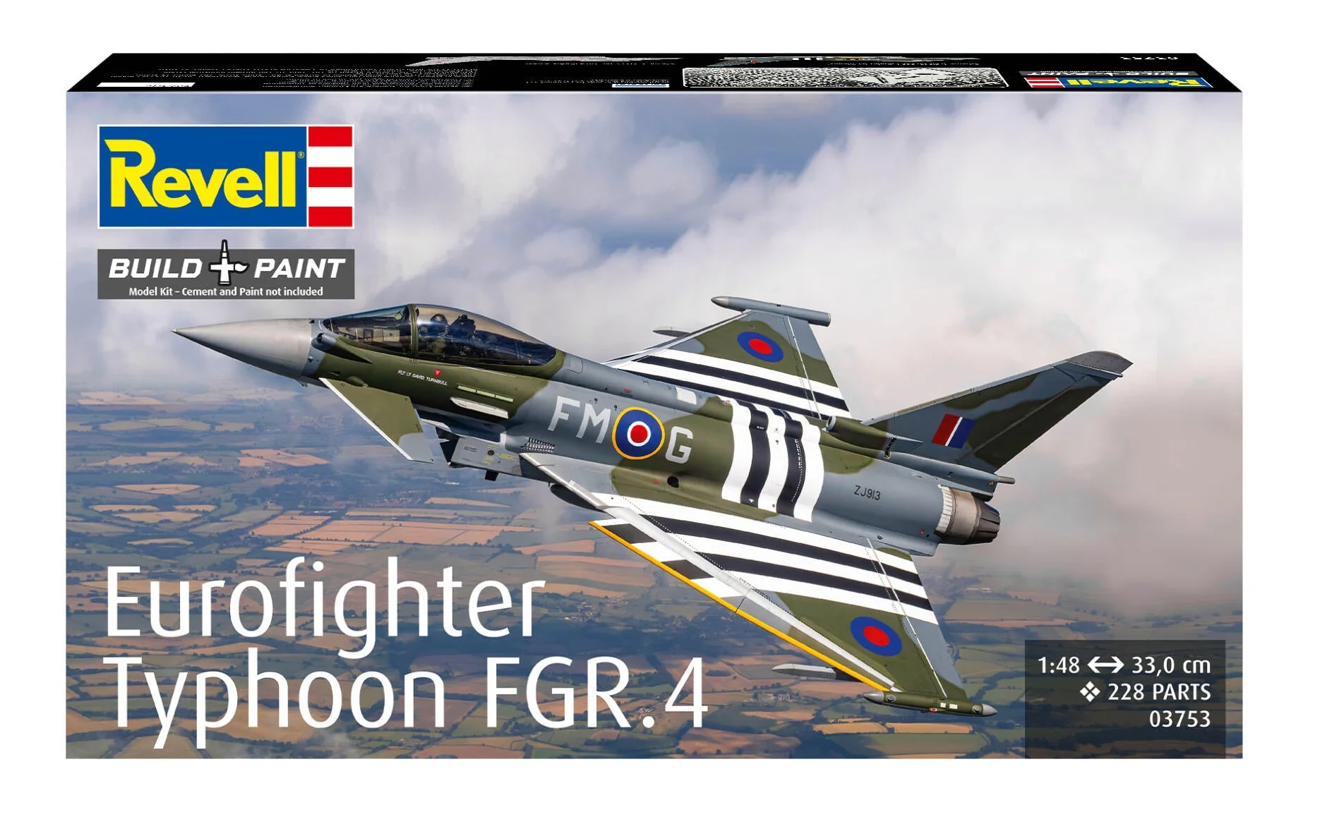 03753 Eurofighter Typhoon FGR.4 Model Kit - Image 9