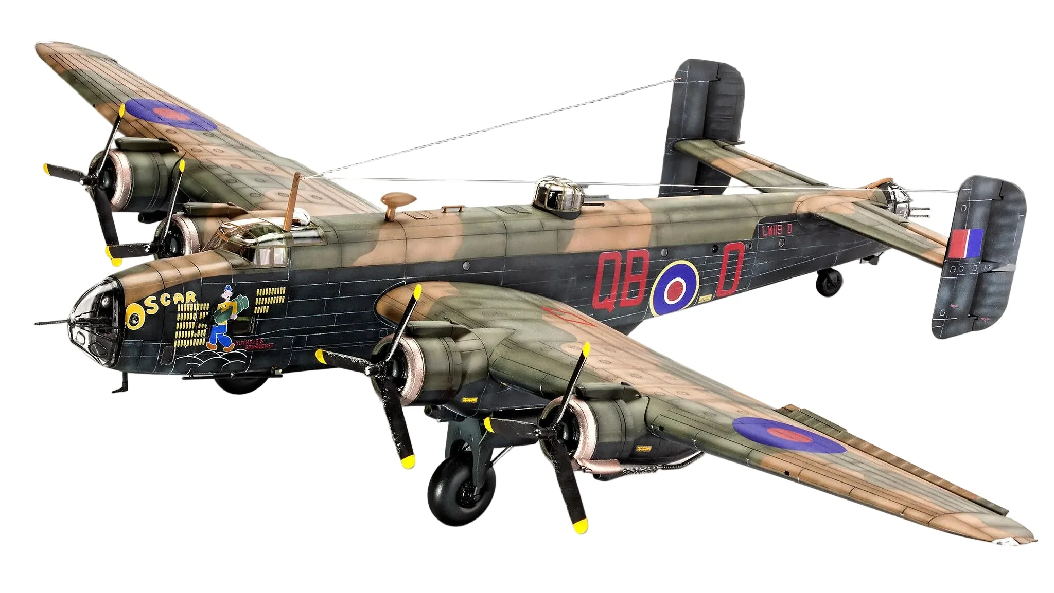 03756 British Handley Page Halifax B Mk.III Model Kit