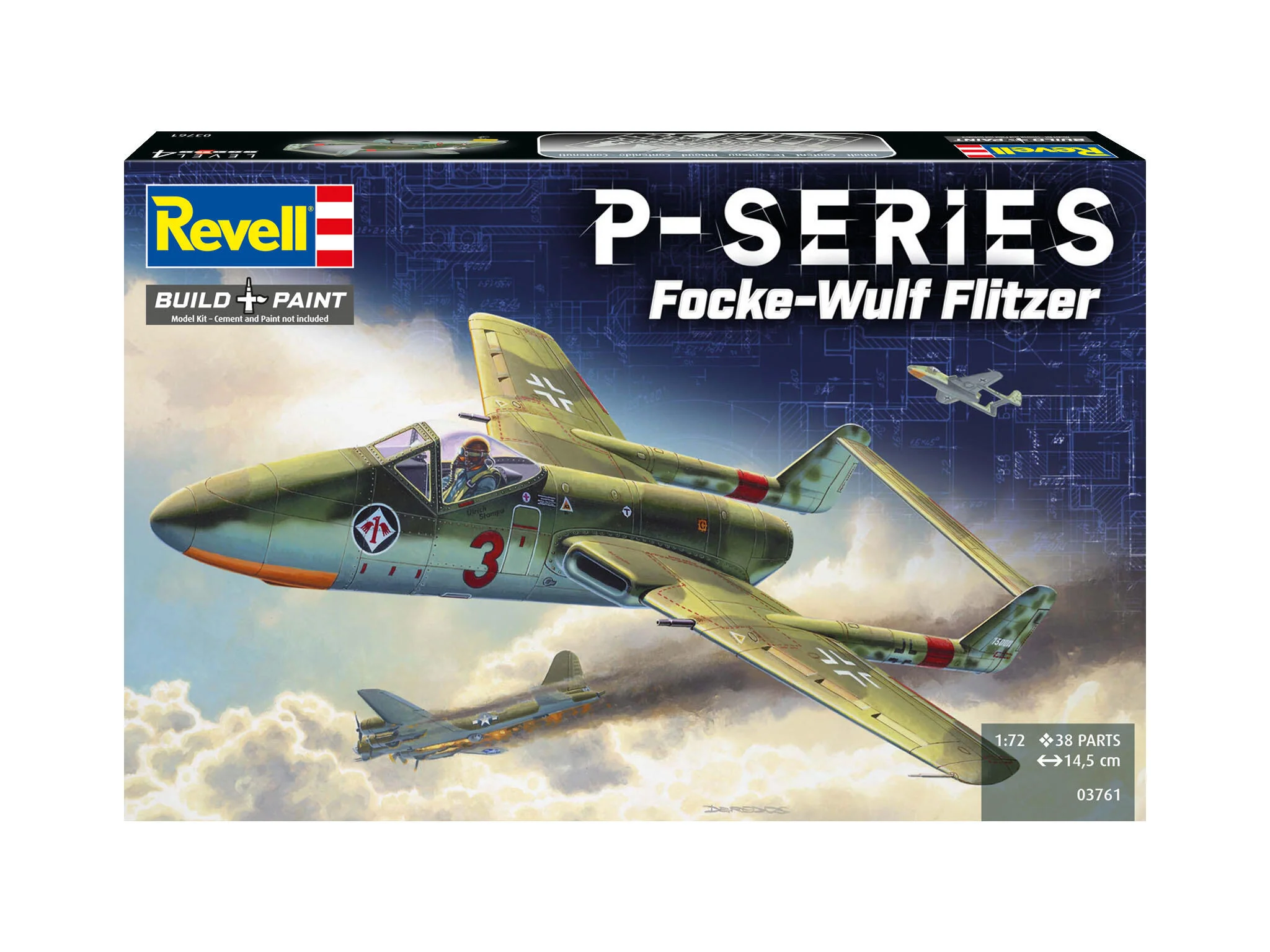 03761 Focke-Wulf TL Jäger "Flitzer" Model Kit - Image 9