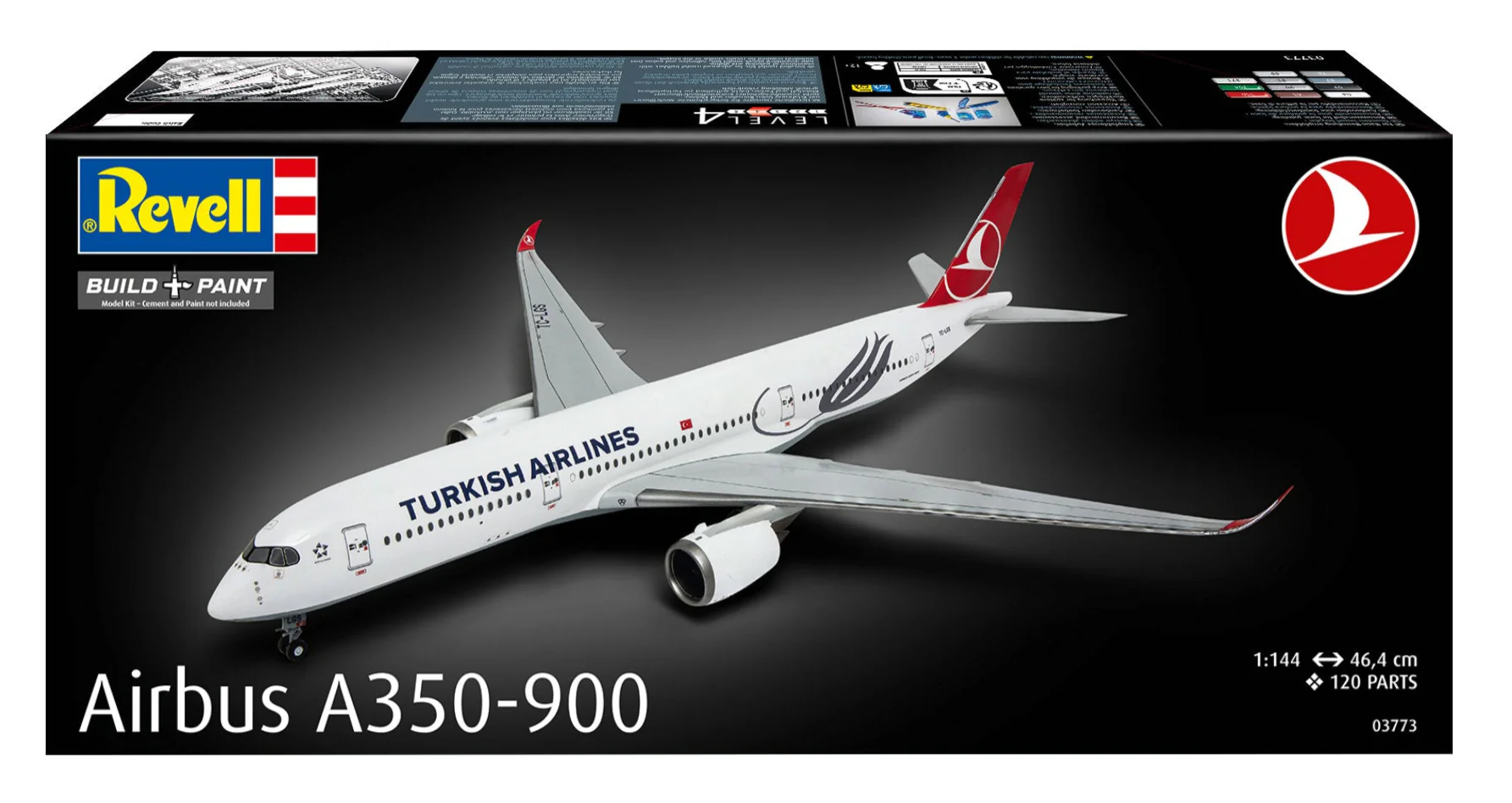 03773 Airbus A350-900 "Turkish Airlines" Model Kit - Image 8