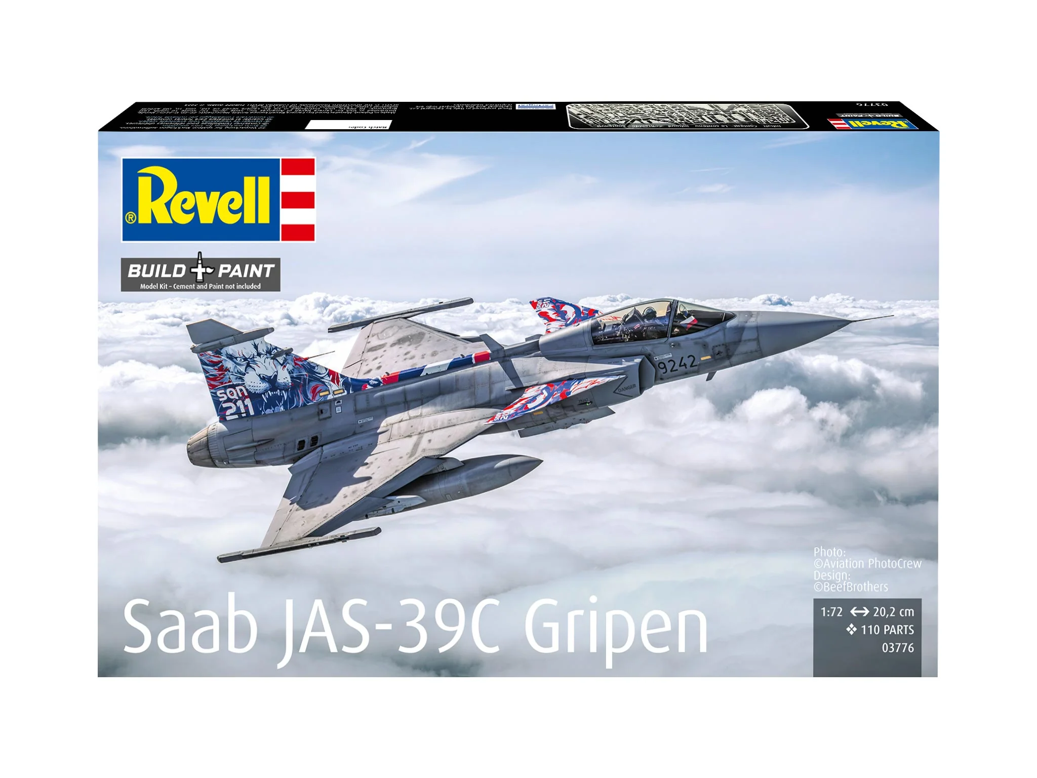 03776 Saab JAS-39C Gripen Model Kit - Image 10