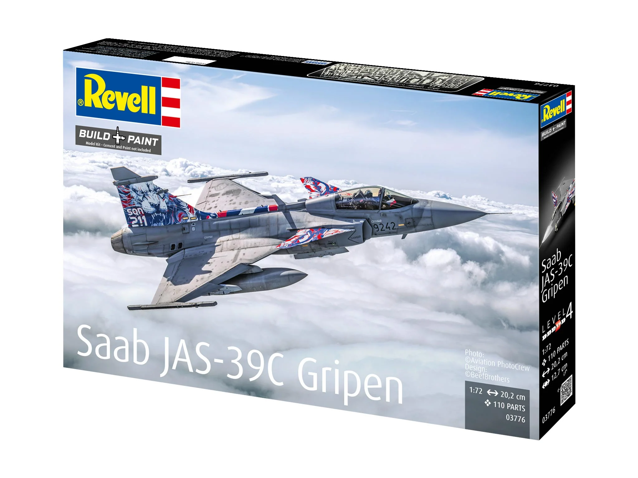 03776 Saab JAS-39C Gripen Model Kit - Image 11