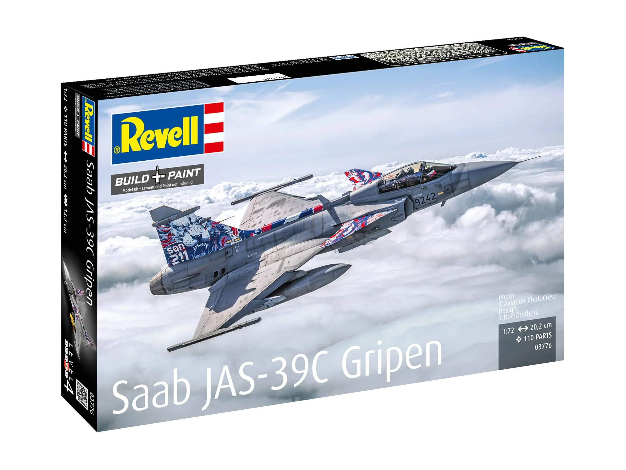 03776 Saab JAS-39C Gripen Model Kit - Image 9
