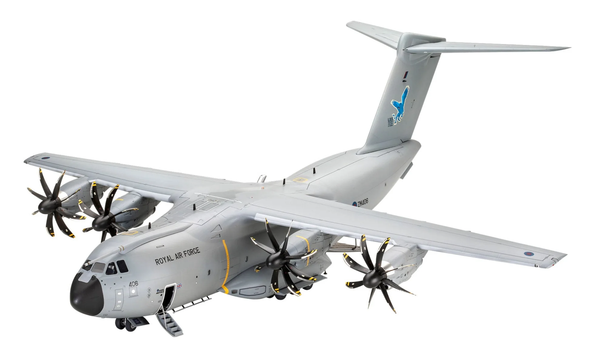 03822 British Airbus A400M Atlas RAF (1:72 Scale) Model Kit - Image 2
