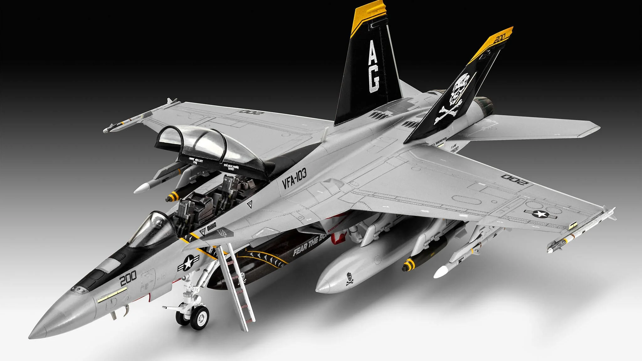 03834 F/A-18F Super Hornet Model Kit - Image 2