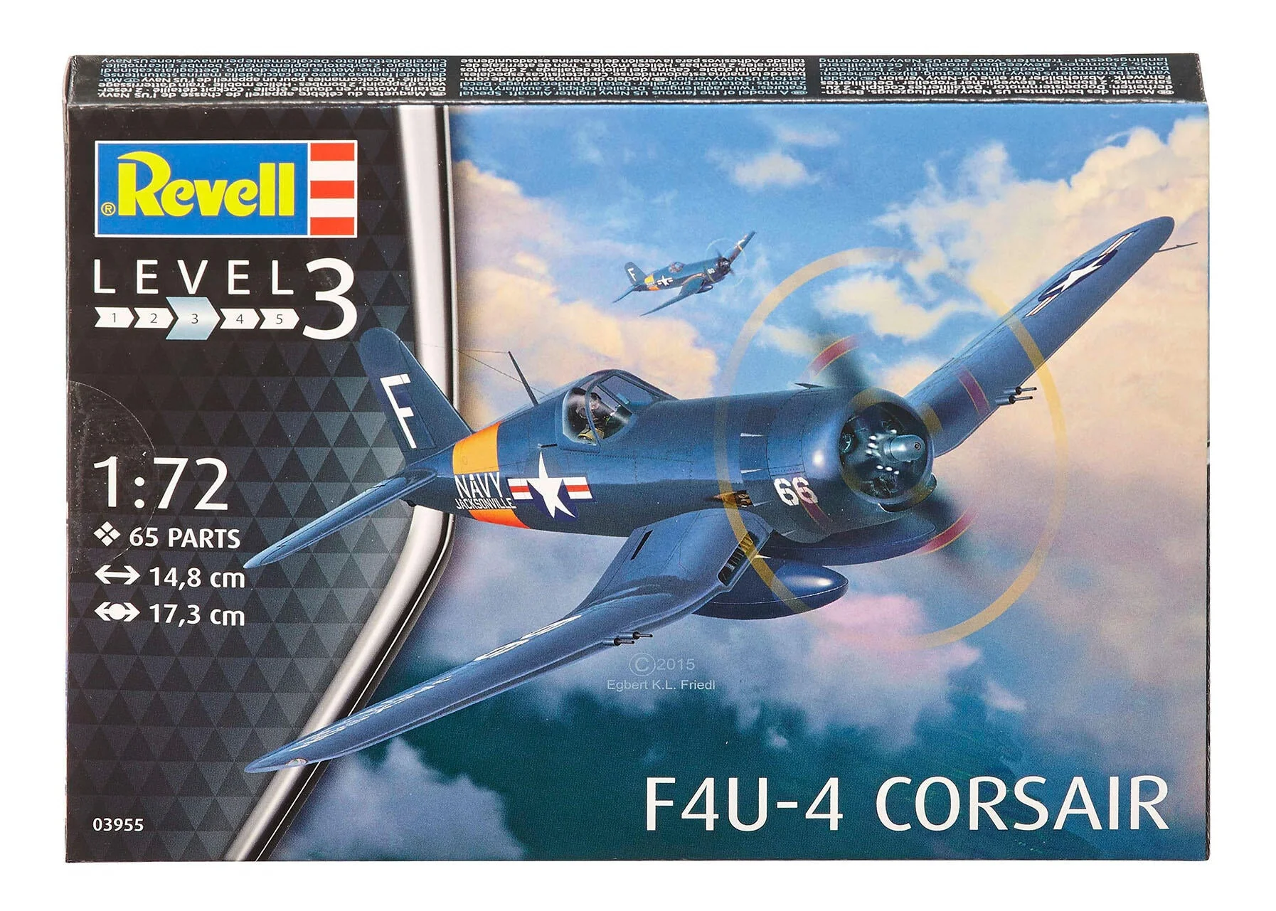 03955 F4U-4 Corsair Model Kit - Image 7