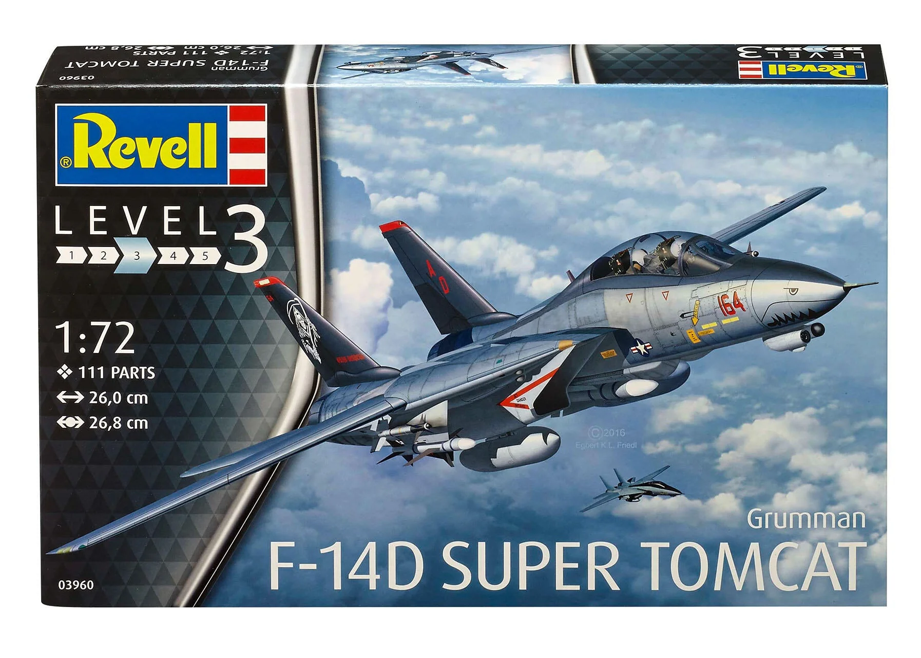 03960 Grumman F-14D Super Tomcat Model Kit - Image 8