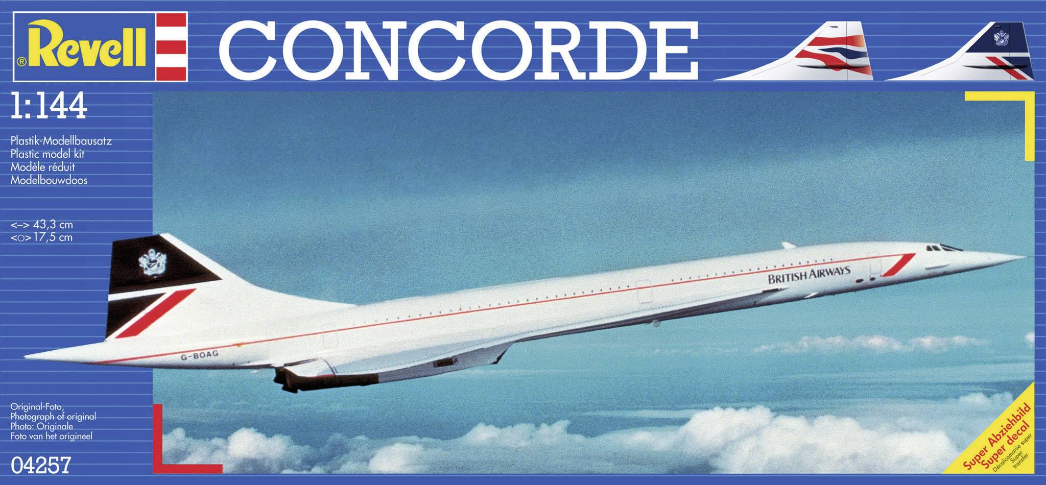 04257 Concorde "British Airways" (1:144 Scale) Model Kit