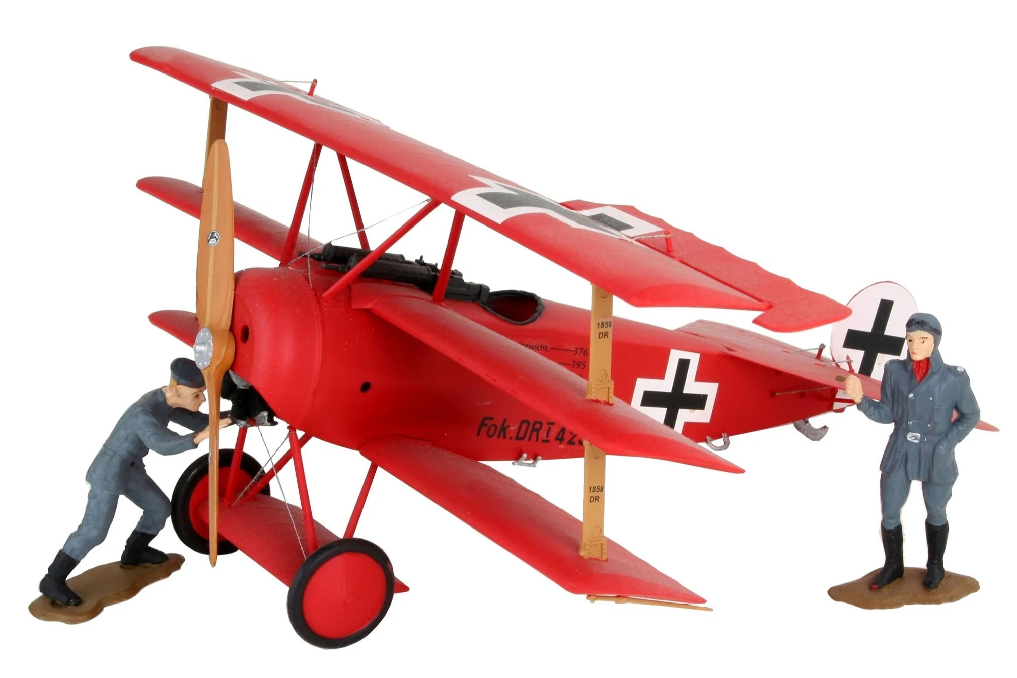 04744 Fokker Dr.I "Richthofen" (1:28 Scale) Model Kit - Image 3