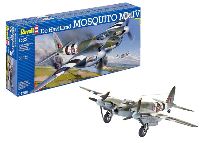 04758 De Havilland Mosquito Mk.IV (1:32 Scale) Model Kit