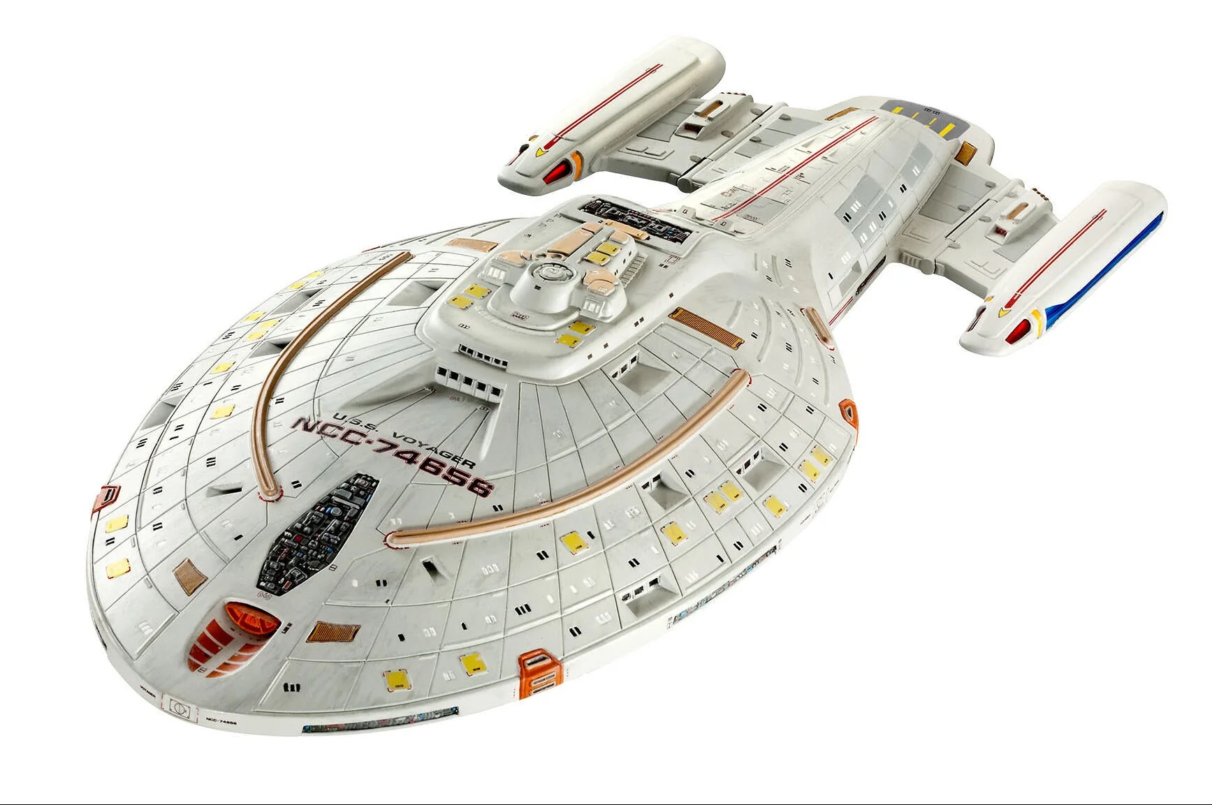 04992 U.S.S. Voyager NCC-74656 (Star Trek: Voyager) Model Kit - Image 2
