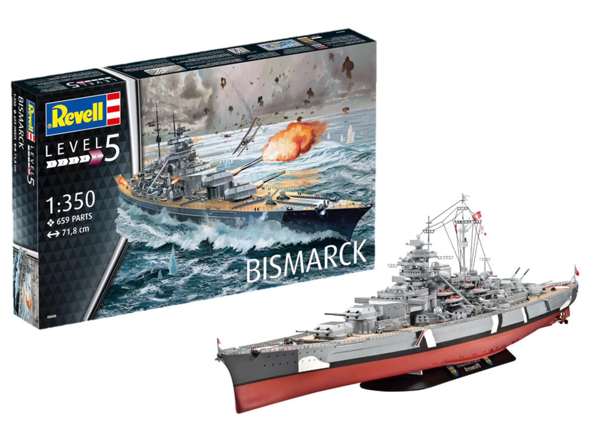 05040 German Battleship "Bismarck" Model Kit