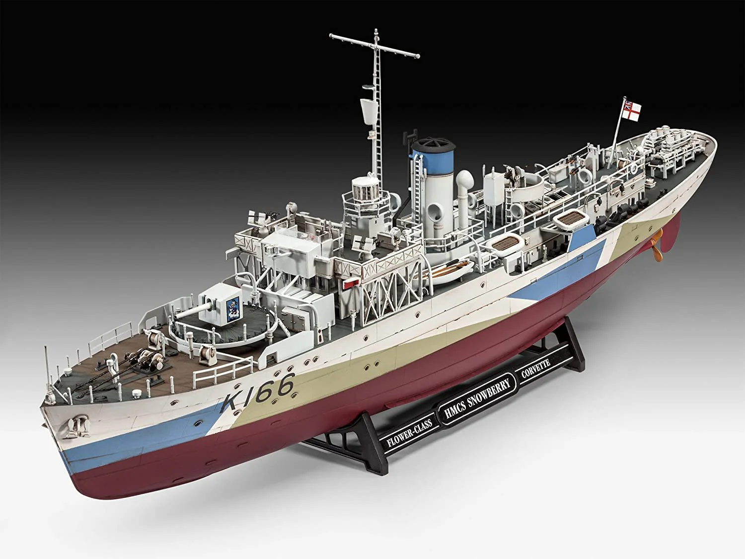 05132 Flower Class Corvette "HMCS Snowberry" (1:144 Scale) Model Kit - Image 7