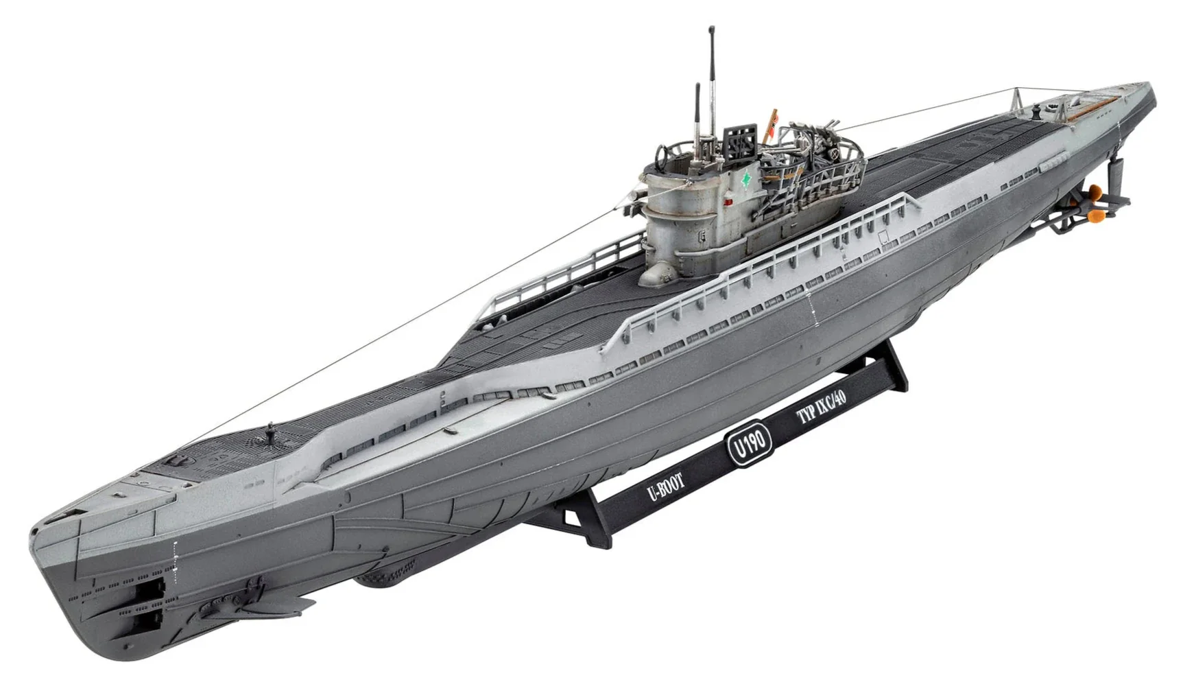 05167 German Submarine Type IX C/40 (U190) (1:144 Scale) Model Kit - Image 2