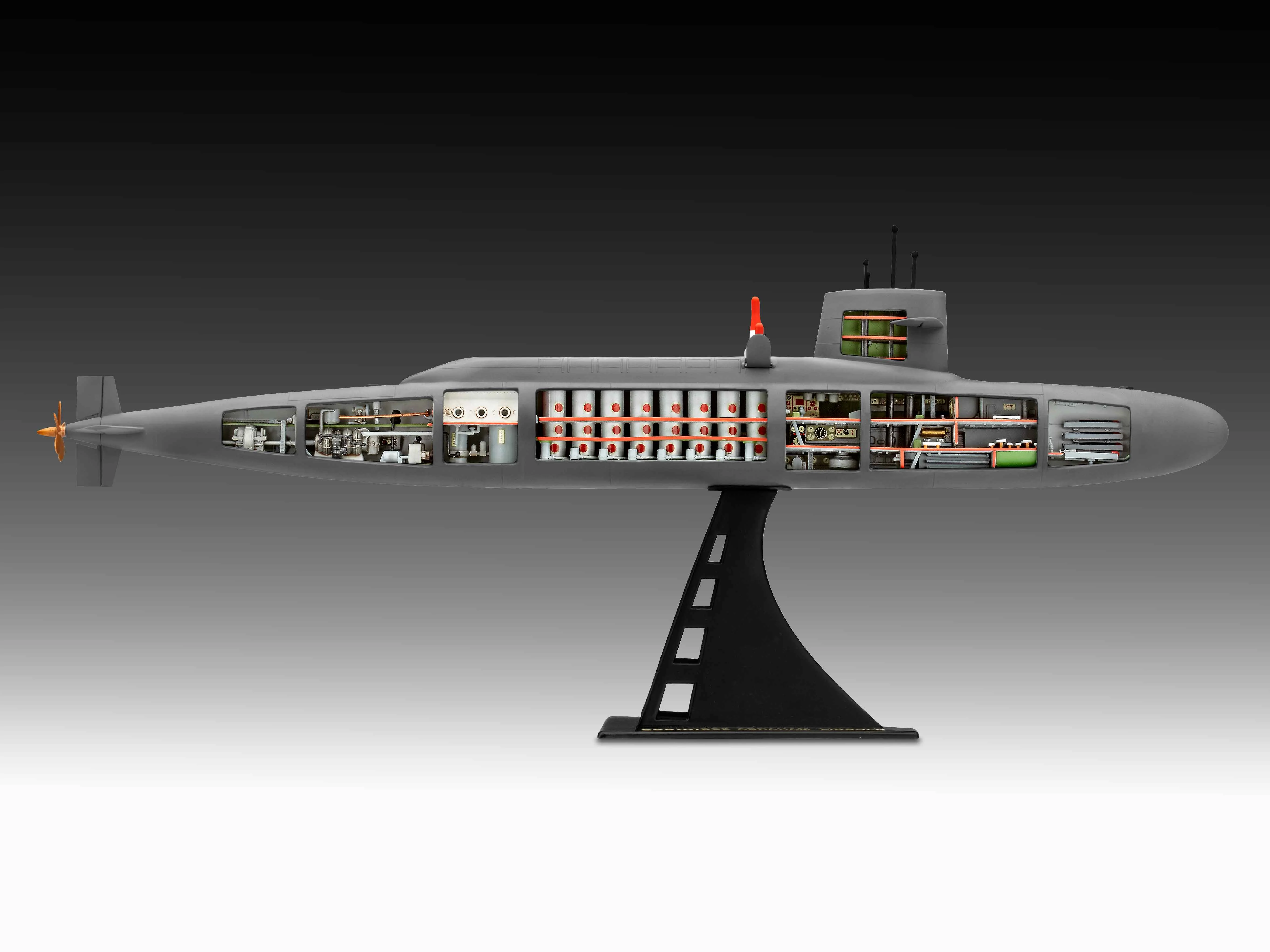 05185 S.S.B. Abraham Lincoln with Interior Model Kit - Image 5