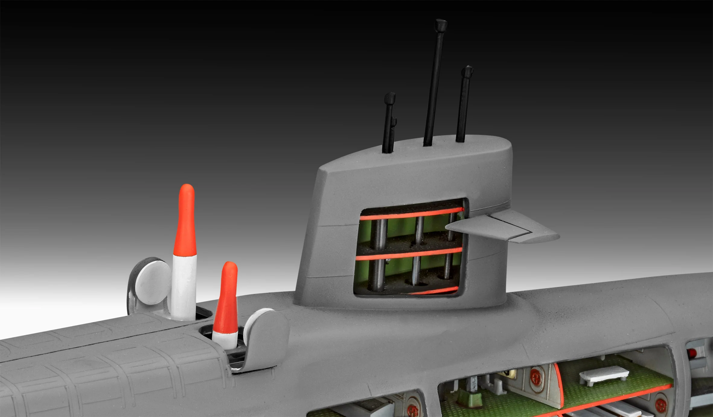 05185 S.S.B. Abraham Lincoln with Interior Model Kit - Image 7