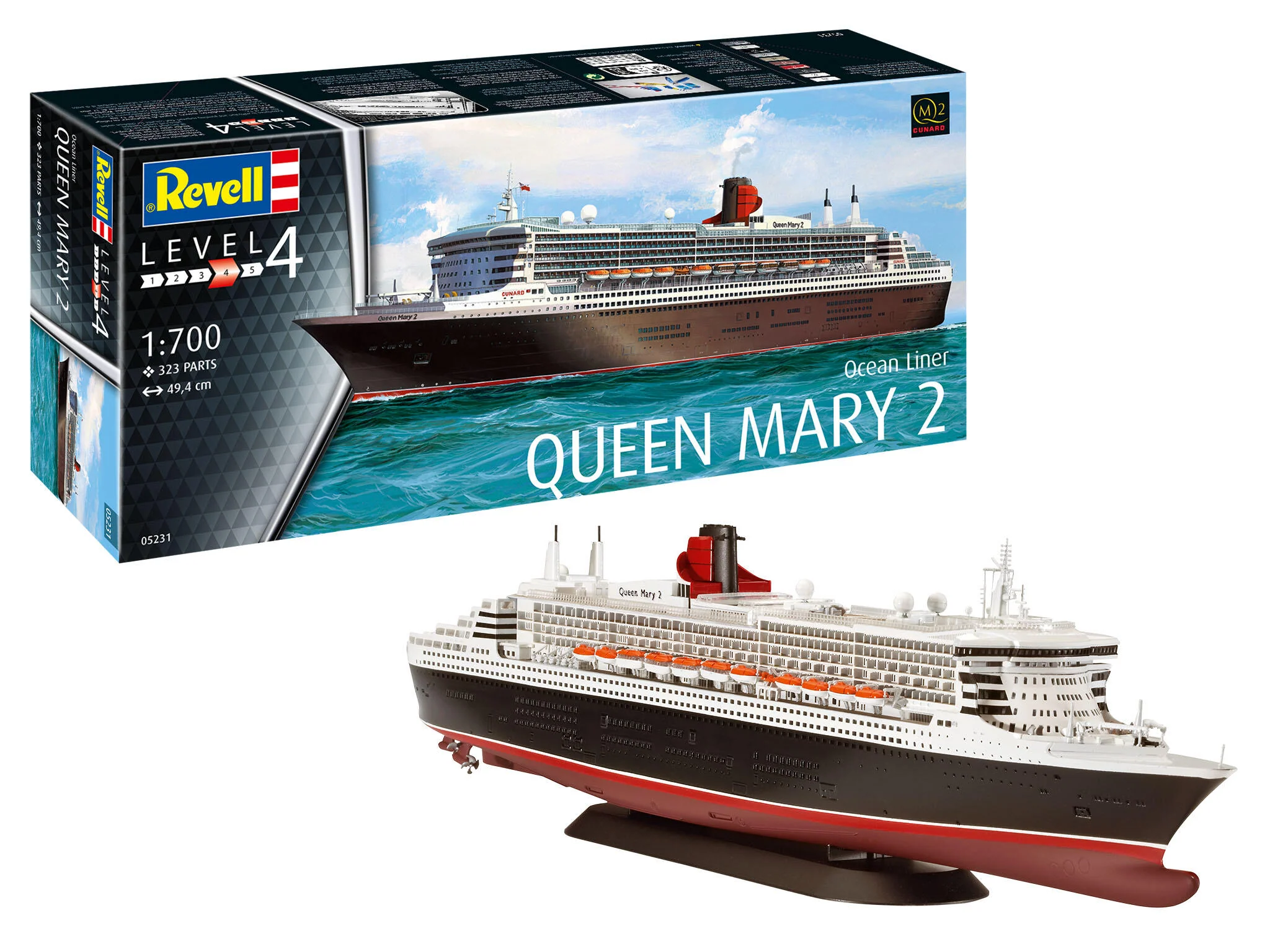 05231 Ocean Liner Queen Mary 2 Model Kit