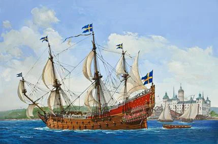 05414 Swedish Regal Warship "Vasa" Model Kit - Image 10
