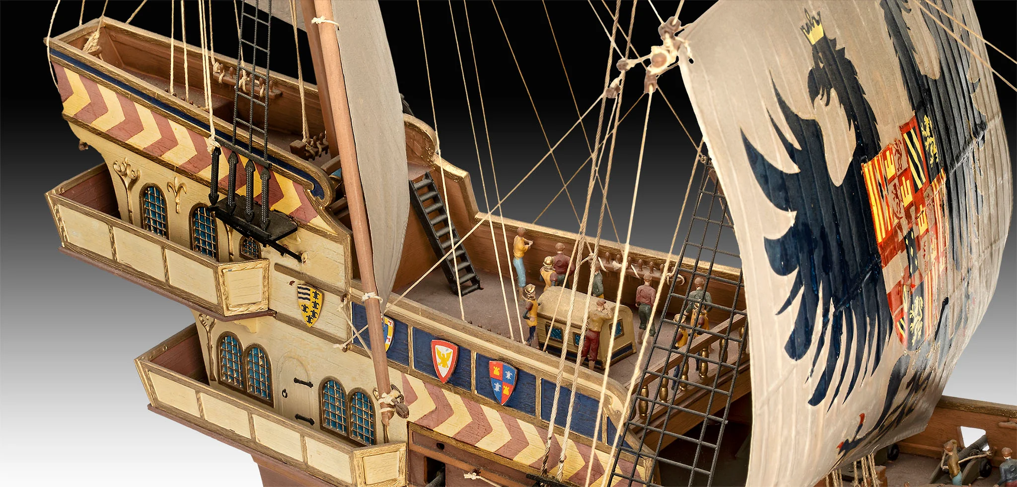 05620 Spanish Galleon Model Kit - Image 6