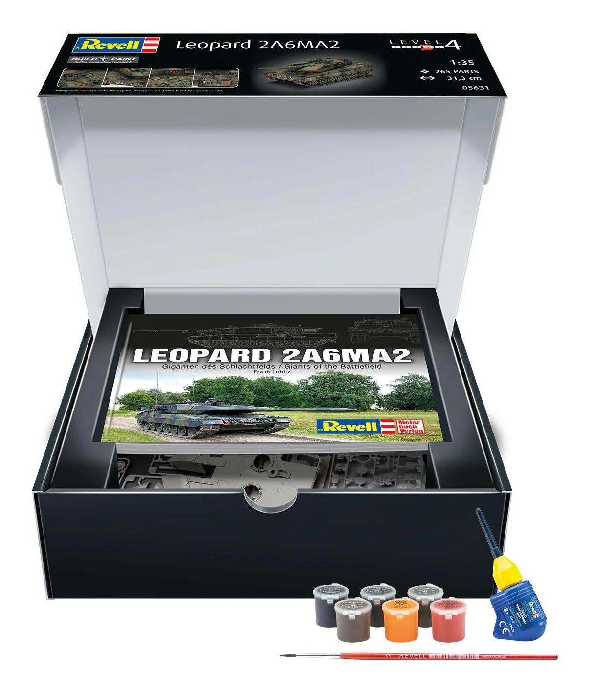 05631 70 years of the German Armed Forces: Leopard 2 A6A2 "Exclusive Edi Model Kit - Image 12