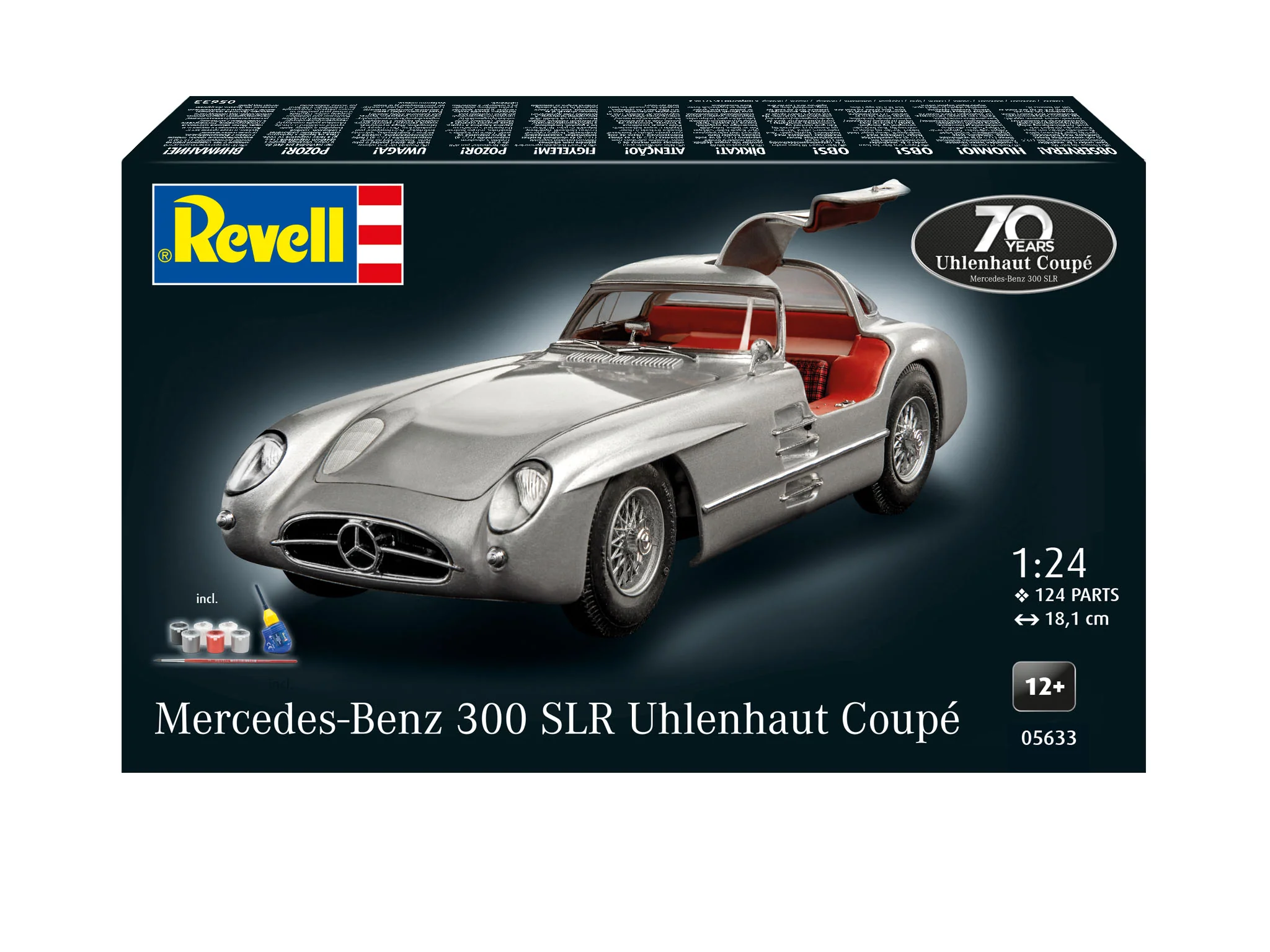 05633 Gift Set Mercedes-Benz 300 SLR 70th Anniversary Model Kit - Image 12