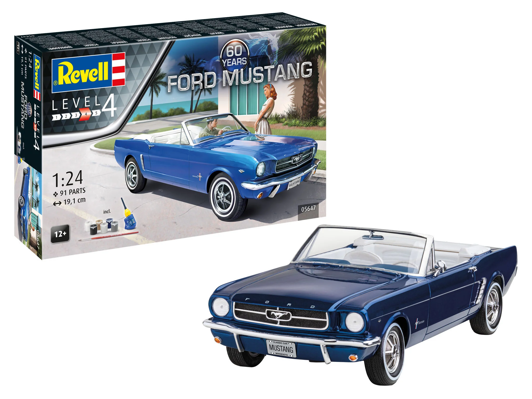 05647 Gift Set - Ford Mustang 60th Anniversary Model Kit