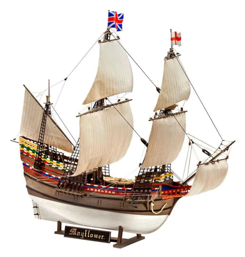 05684 Mayflower 400th Anniversary Gift Set (1:83 Scale) Model Kit - Image 2