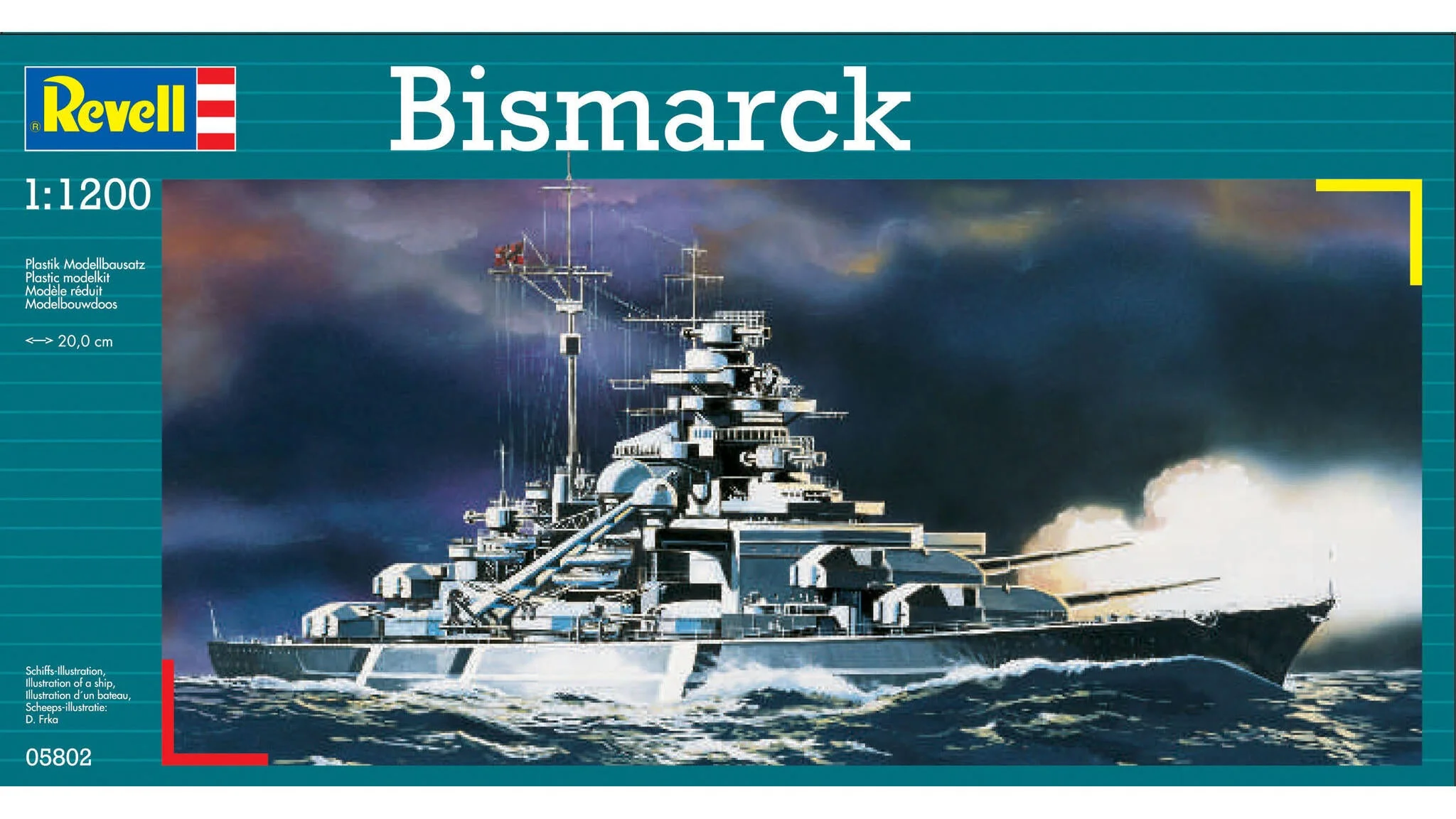 05802 German Battleship "Bismarck" Model Kit