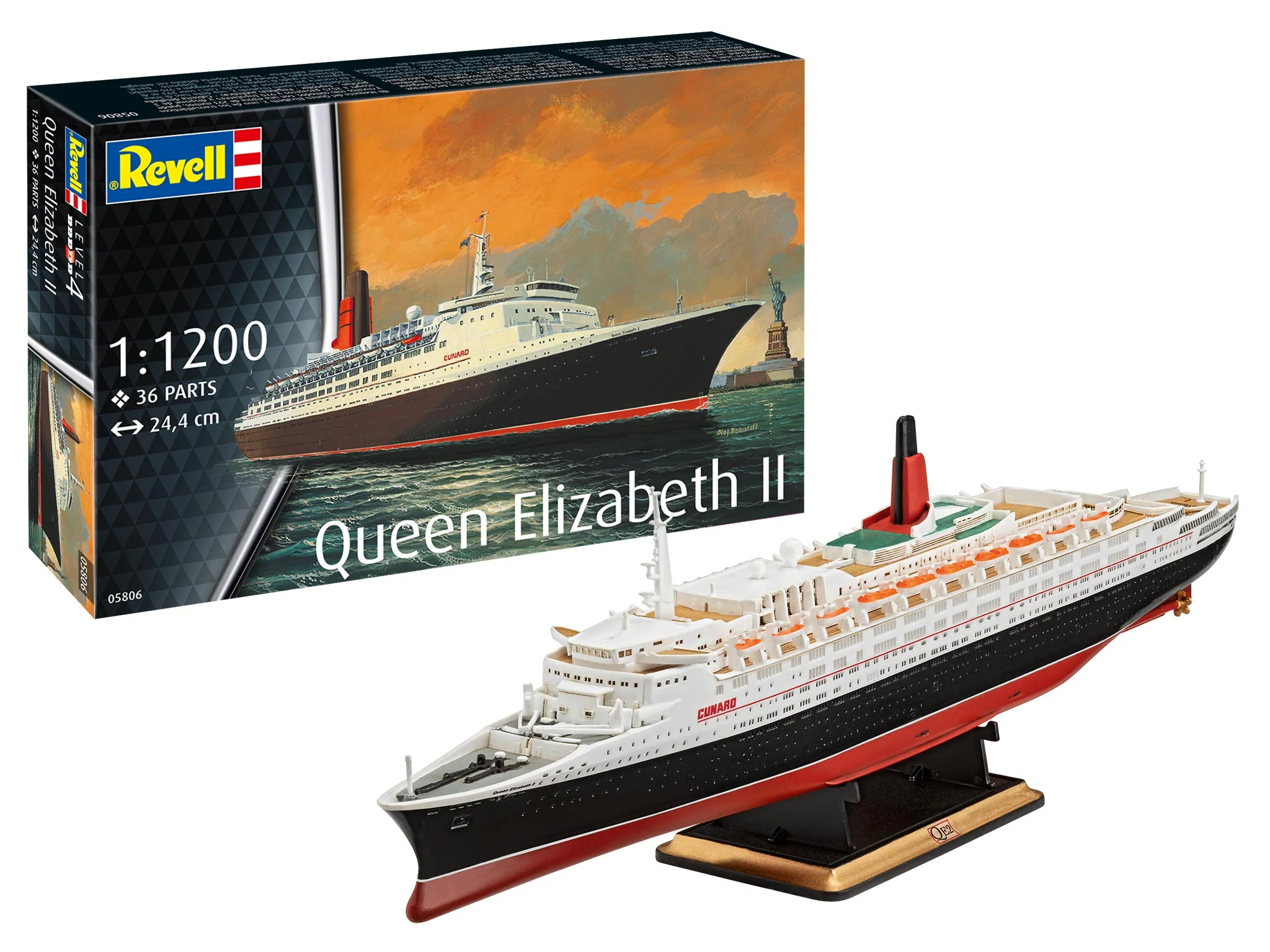 05806 Queen Elizabeth II Model Kit - Image 2