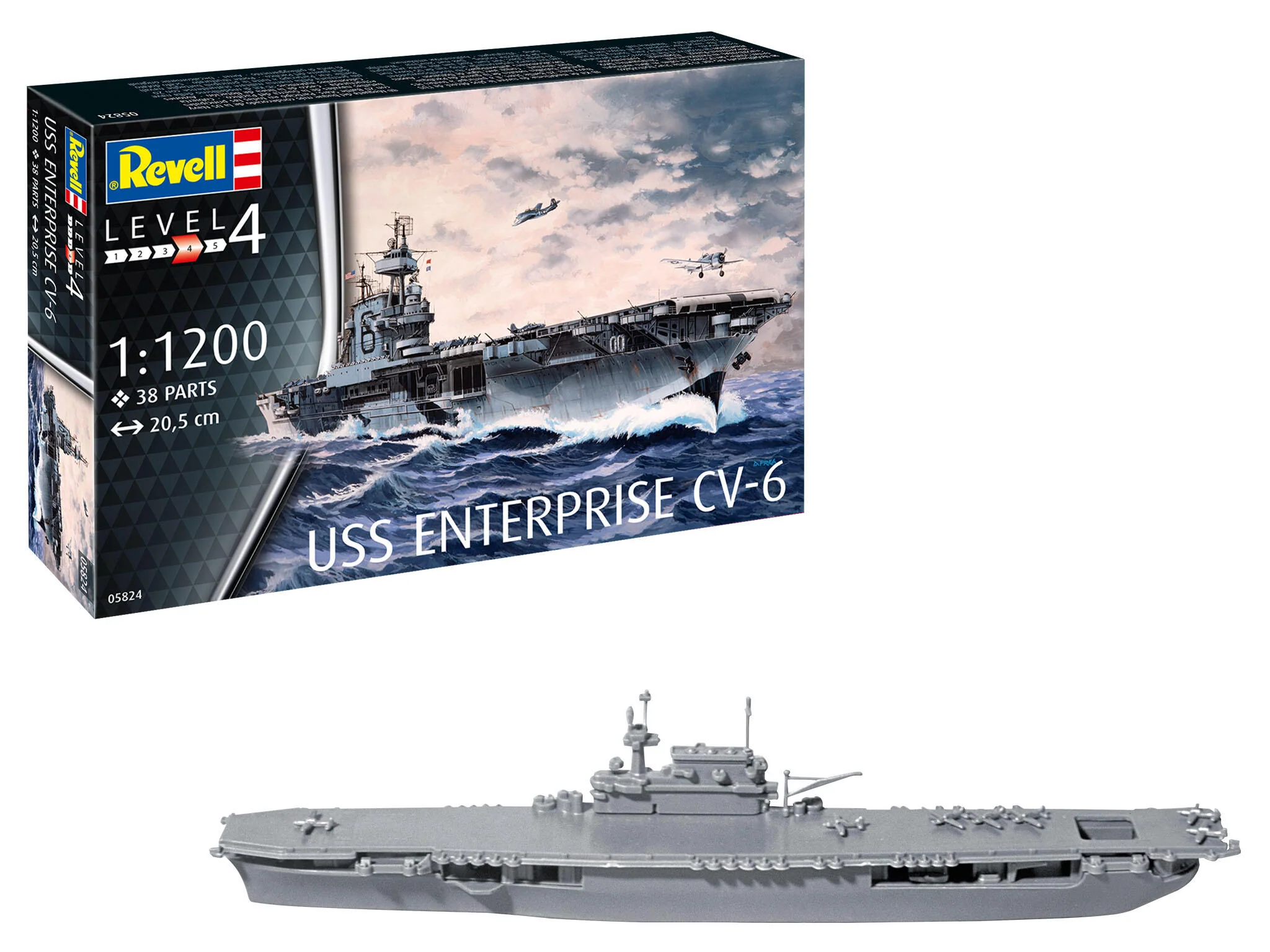 05824 USS Enterprise CV-6 Model Kit