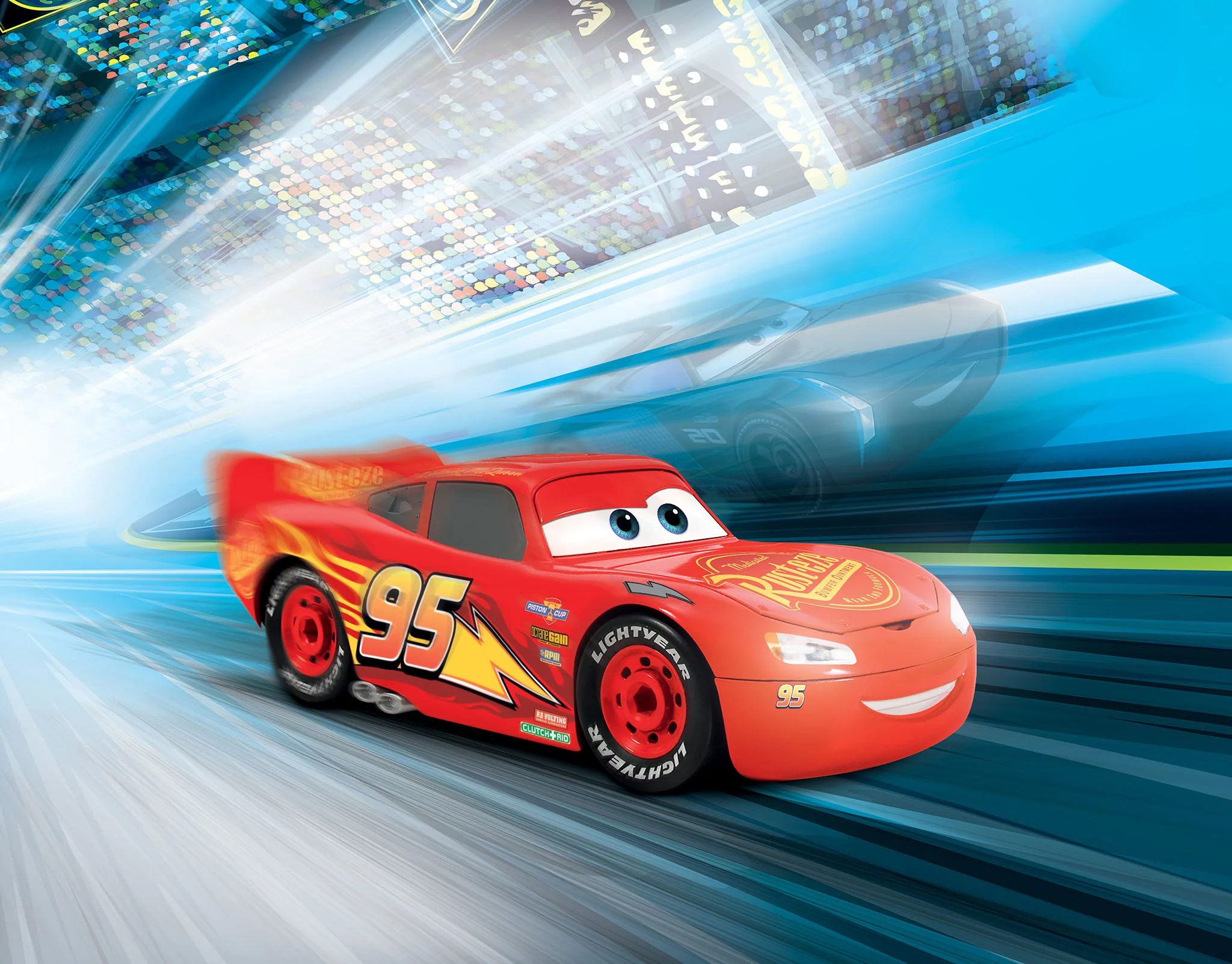 06562 Lightning McQueen Disney-Cars Car with Light Sound Model Kit - Image 14