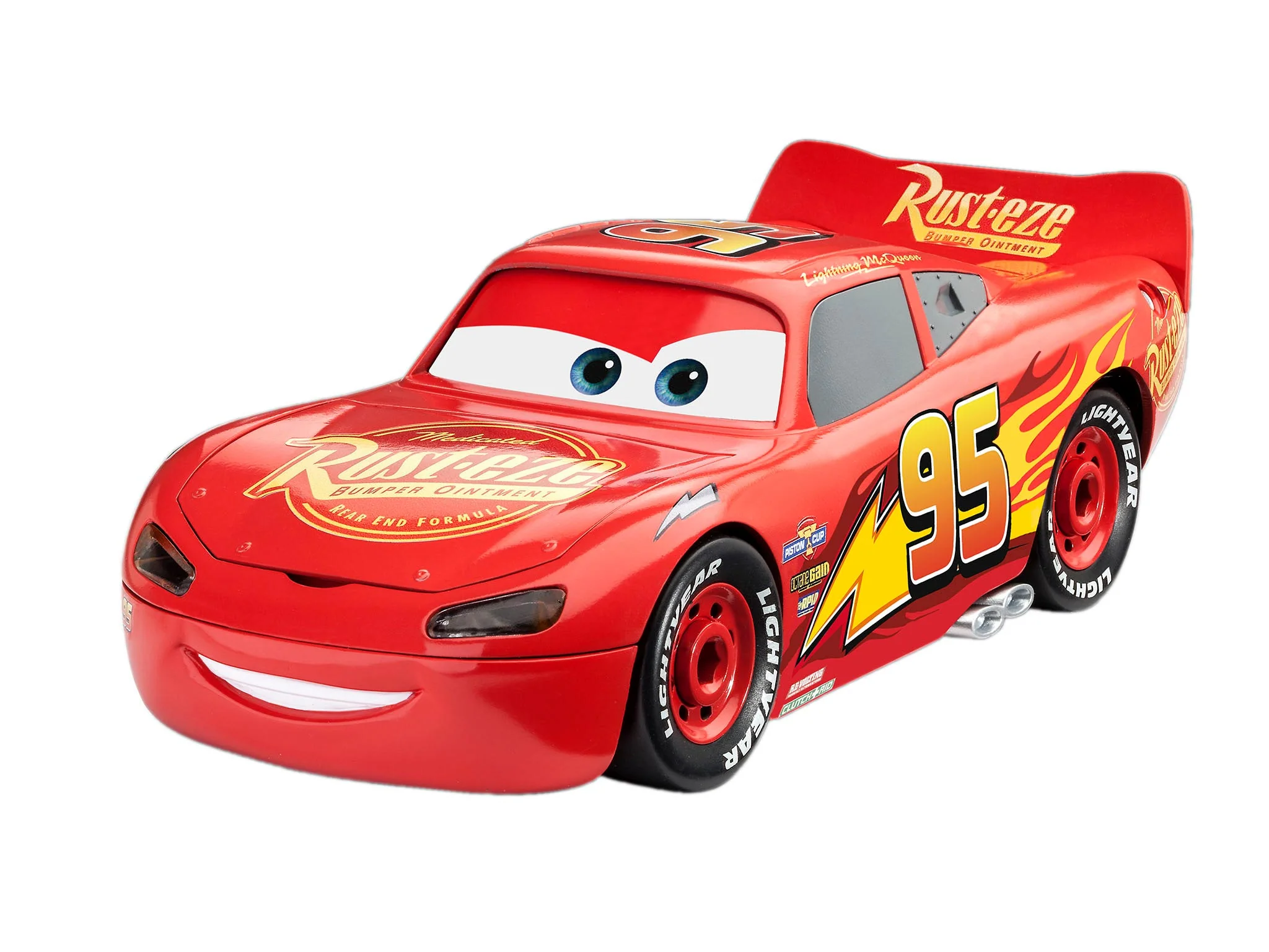 06562 Lightning McQueen Disney-Cars Car with Light Sound Model Kit - Image 4