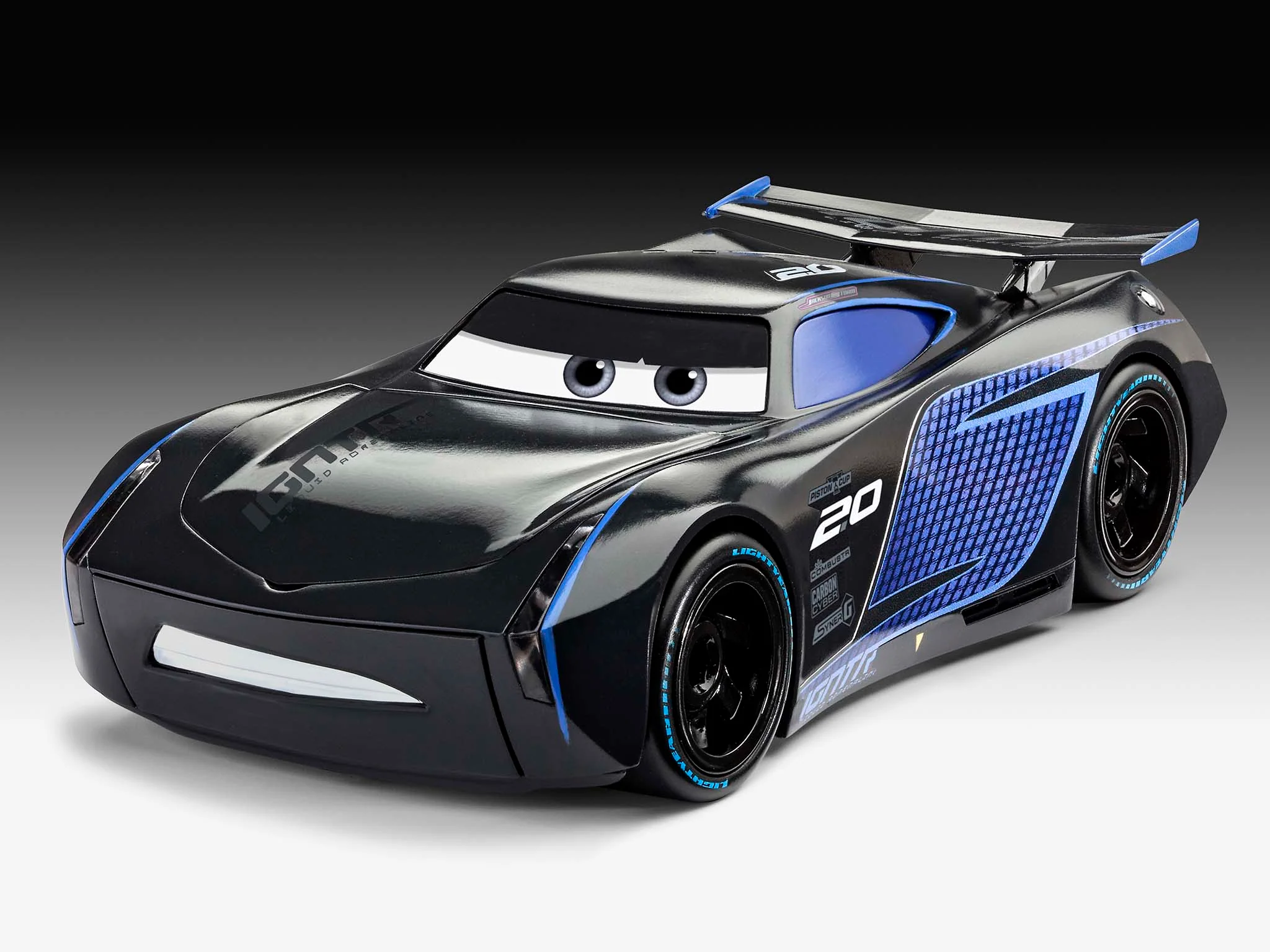 06563 Jackson Storm Disney-Cars Car with Light - Sound Model Kit - Image 4