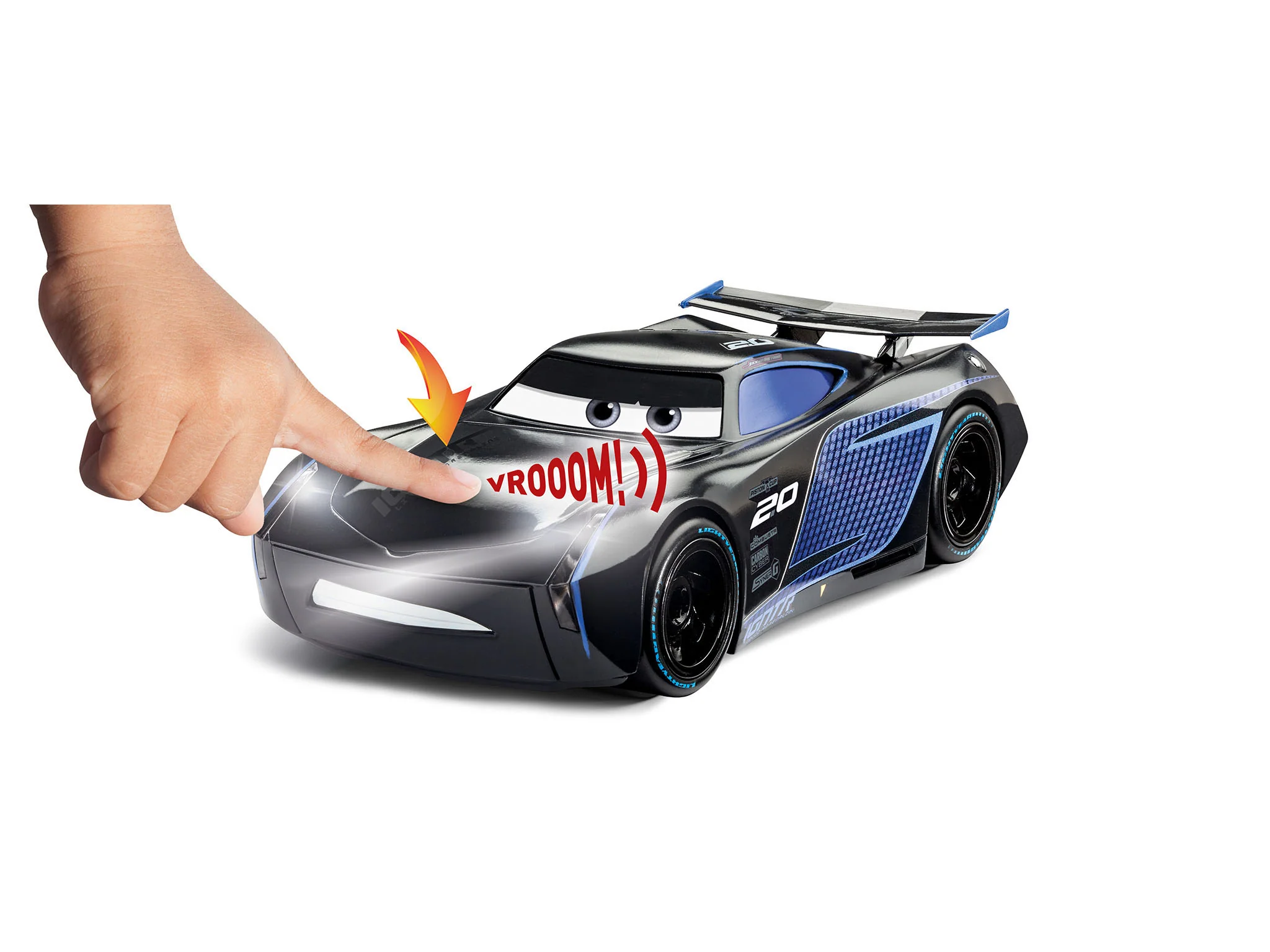 06563 Jackson Storm Disney-Cars Car with Light - Sound Model Kit - Image 7