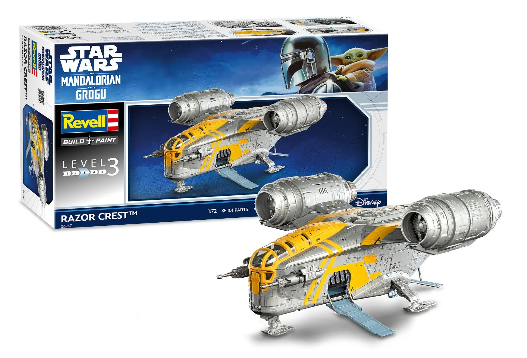 06747 The Mandalorian and Grogu: Razor Crest Revell Model Kit