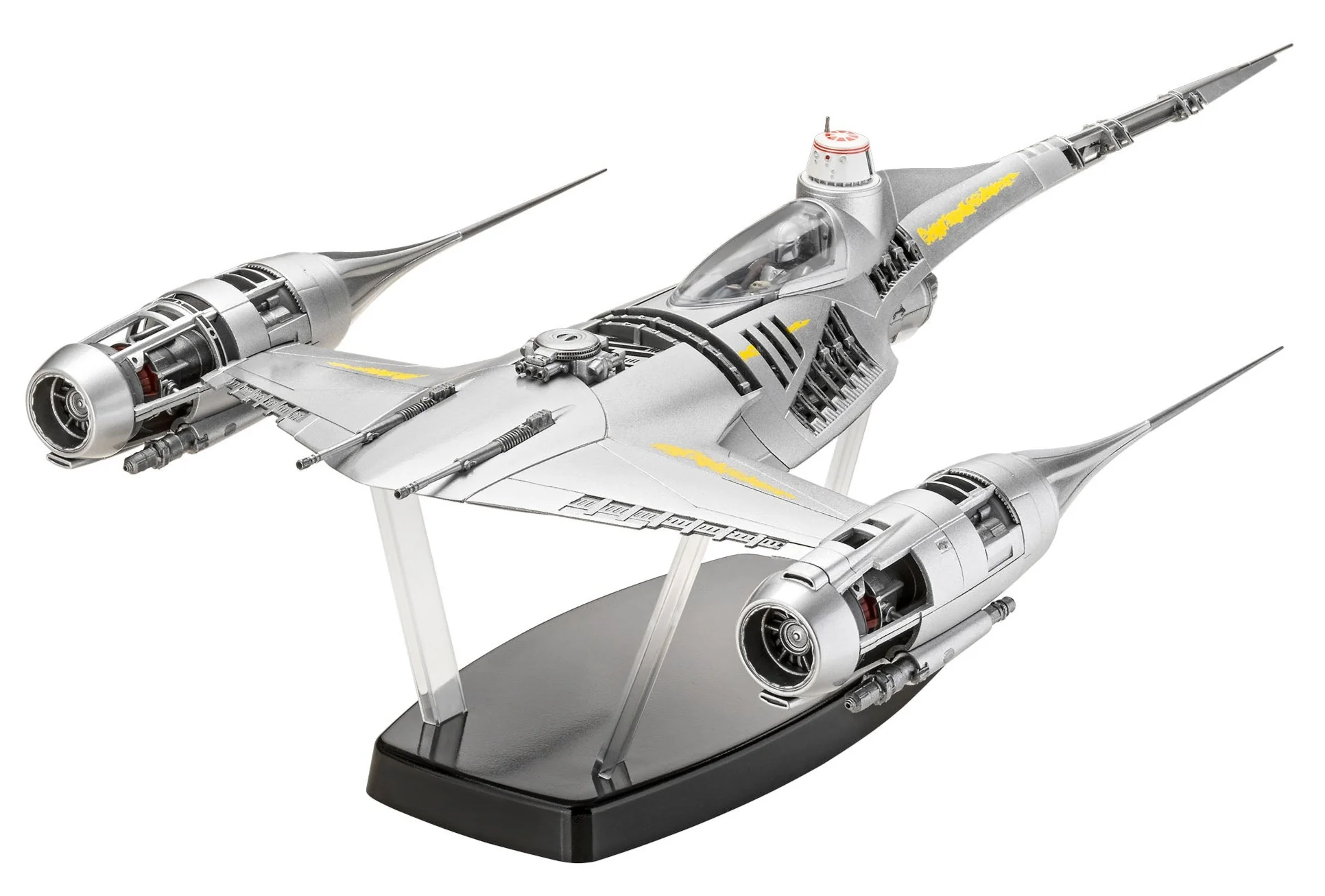 06787 Star Wars The Mandalorian N1 Starfighter (1:24 Scale) Model Kit - Image 2