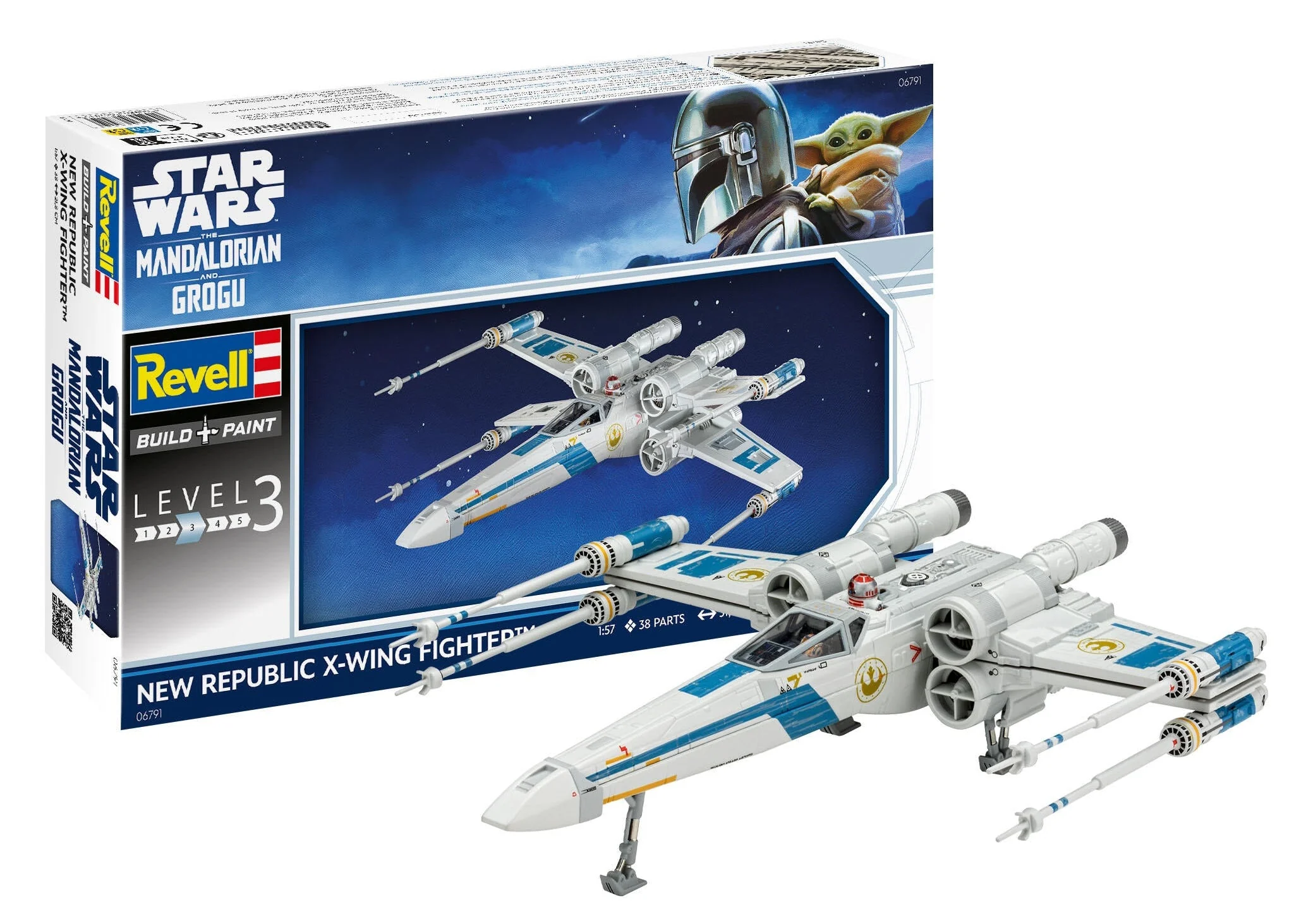 06791 The Mandalorian: New Republic X-Wing Fighter Revell Model Kit