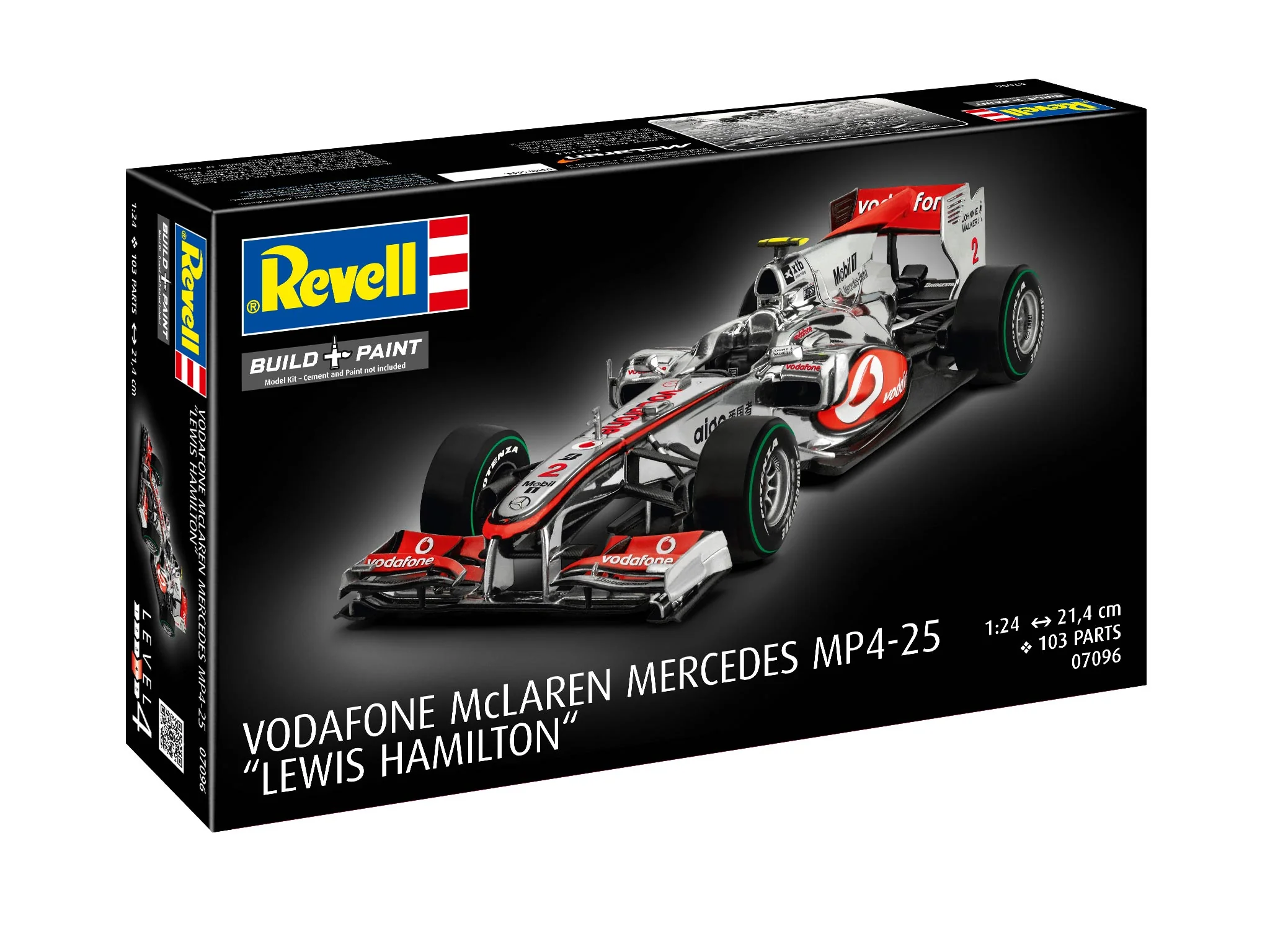07096 Vodafone McLaren Mercedes MP4-25 "L. Hamilton" Model Kit - Image 10