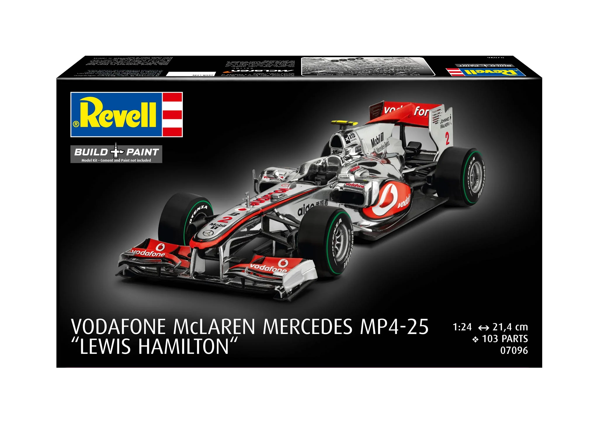 07096 Vodafone McLaren Mercedes MP4-25 "L. Hamilton" Model Kit - Image 11