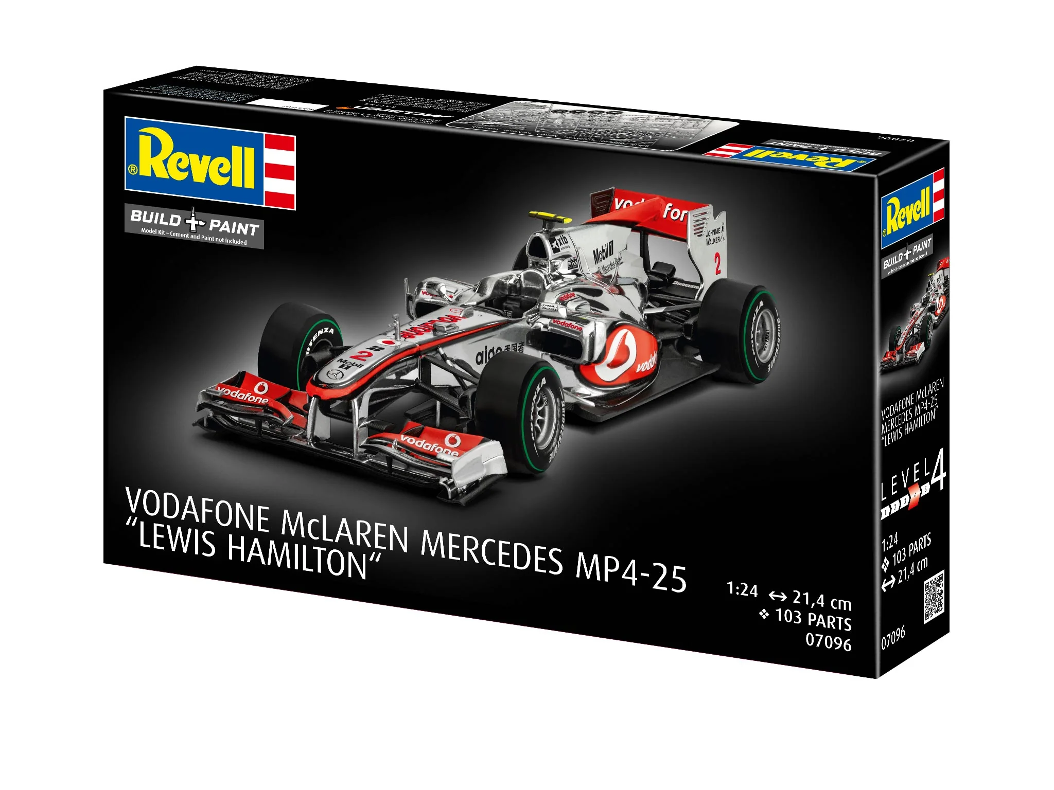 07096 Vodafone McLaren Mercedes MP4-25 "L. Hamilton" Model Kit - Image 12